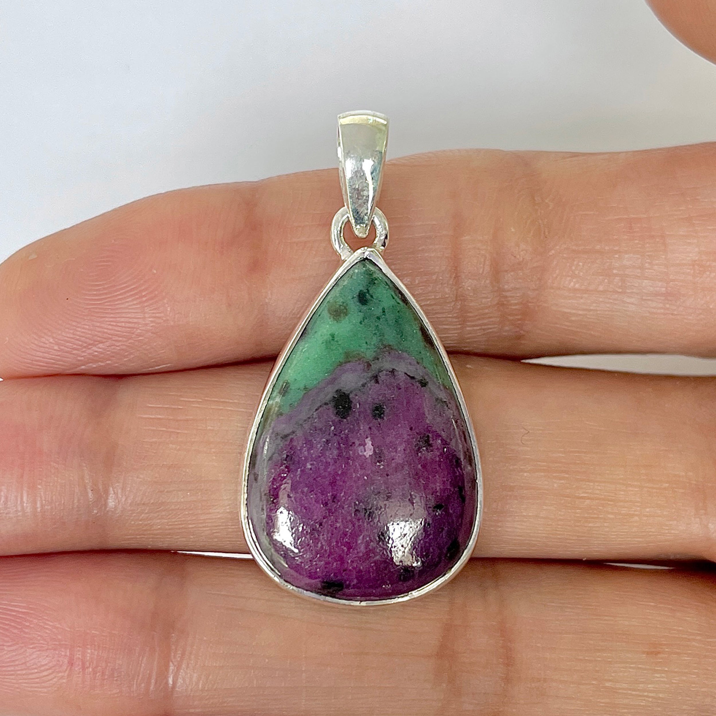 Ruby Zoisite Pendant-(RZS-1-11)