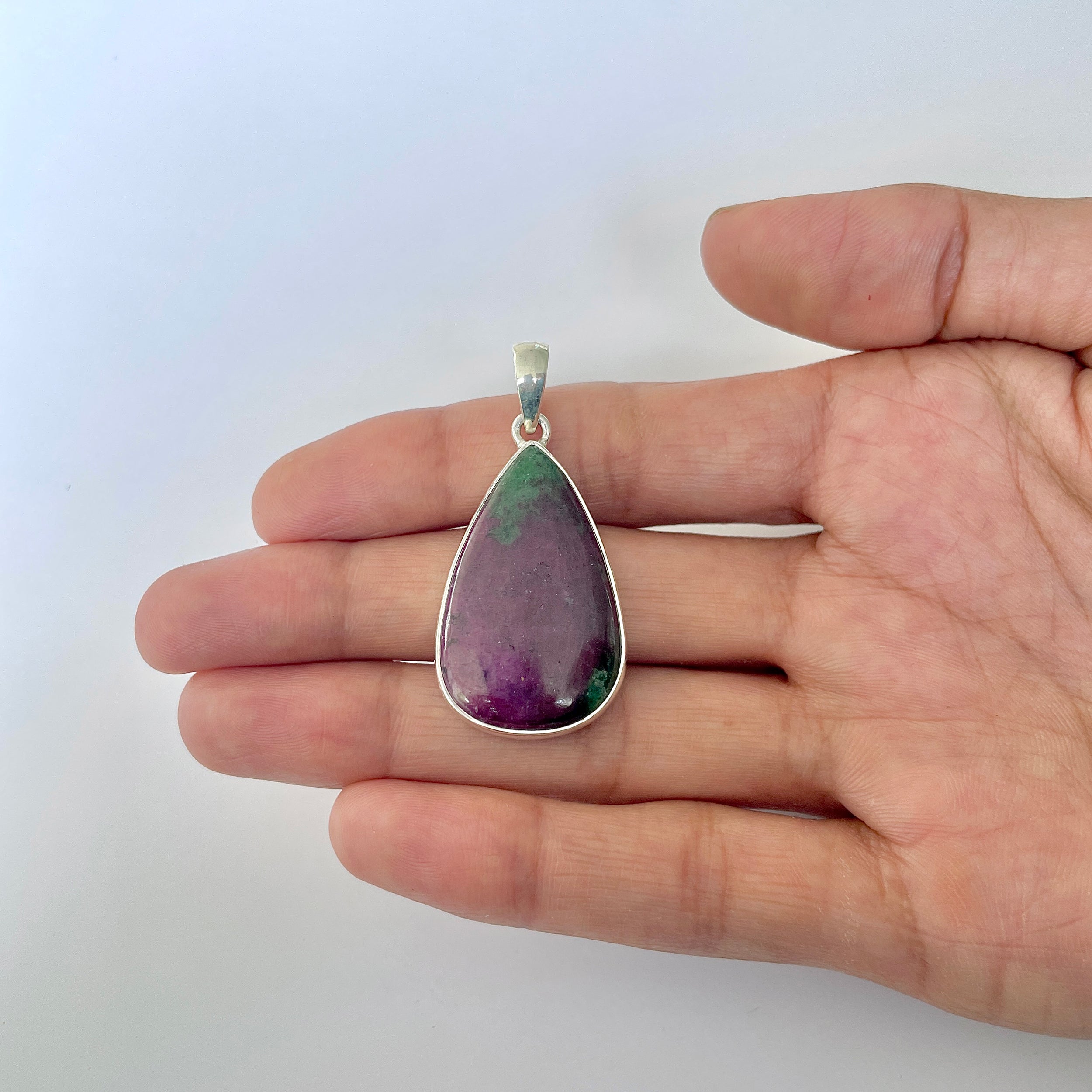 Ruby Zoisite Pendant-(RZS-1-12)