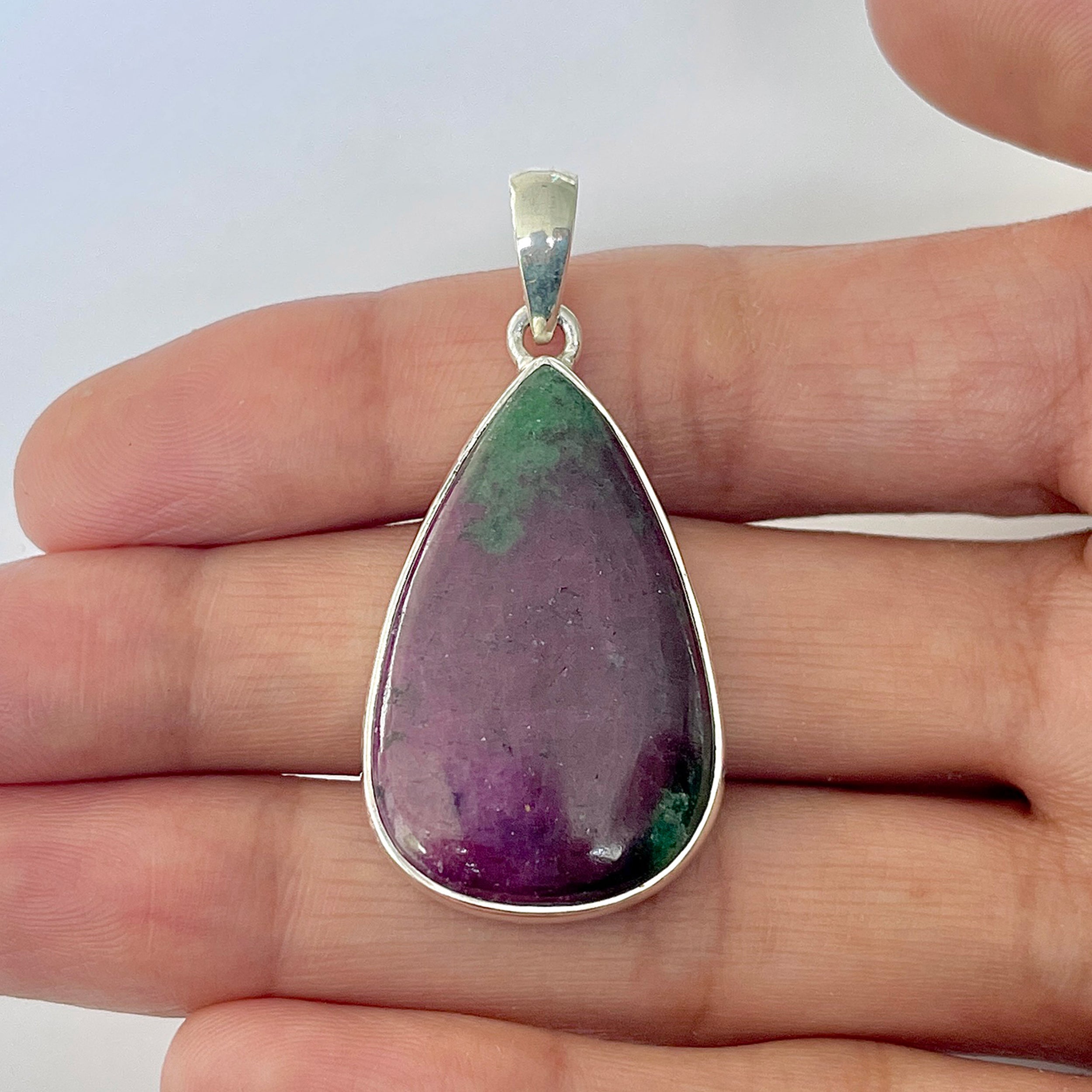Ruby Zoisite Pendant-(RZS-1-12)