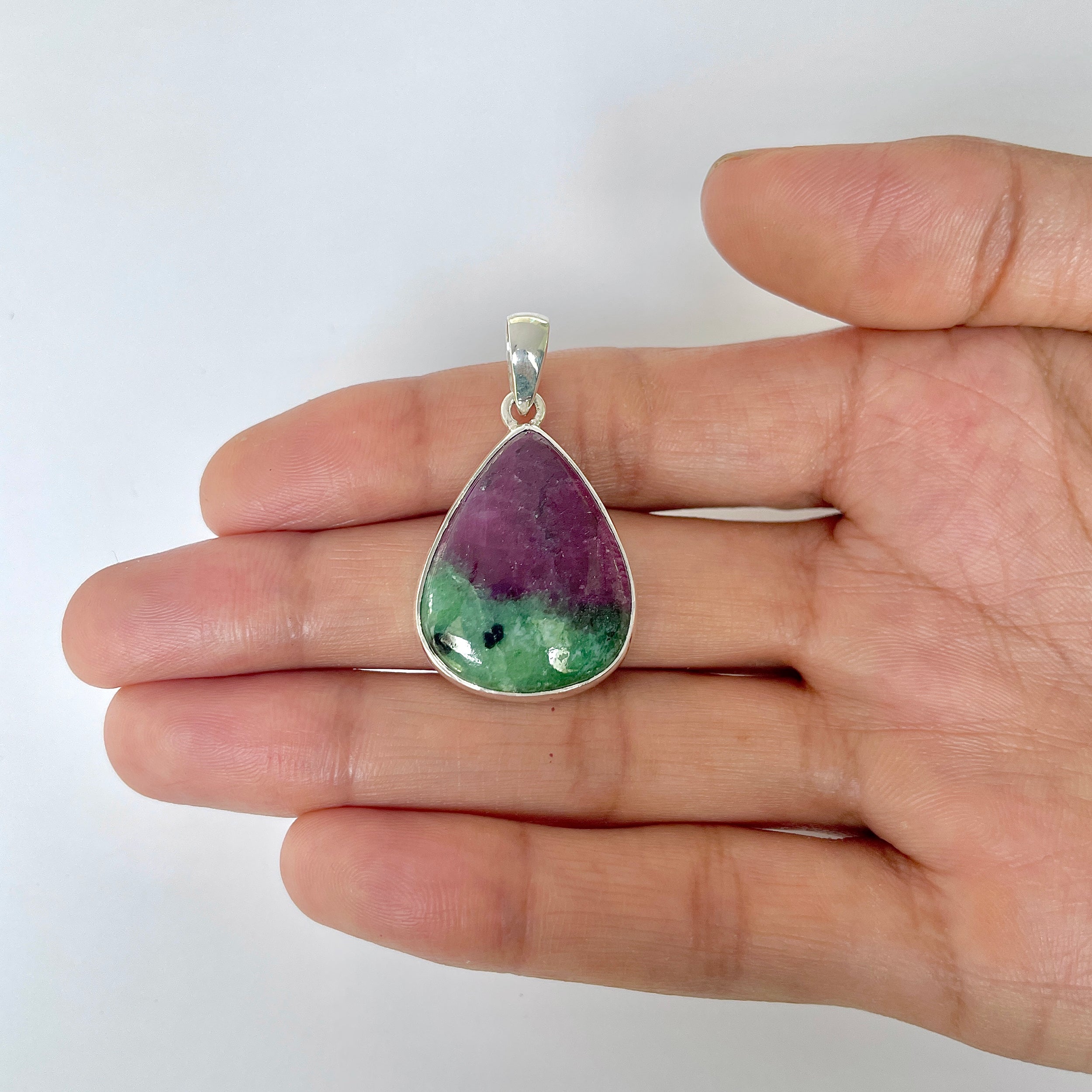 Ruby Zoisite Pendant-(RZS-1-15)