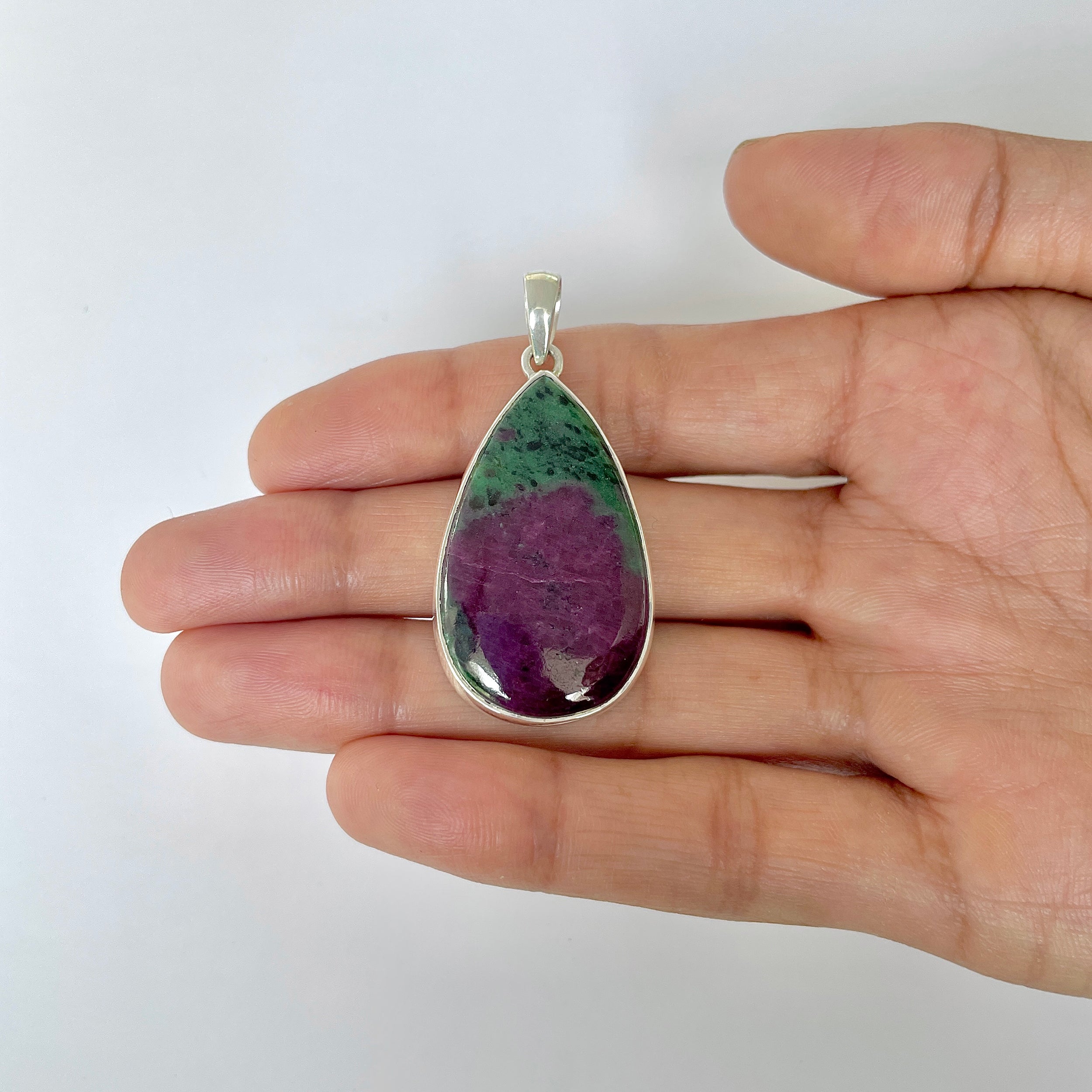 Ruby Zoisite Pendant-(RZS-1-17)
