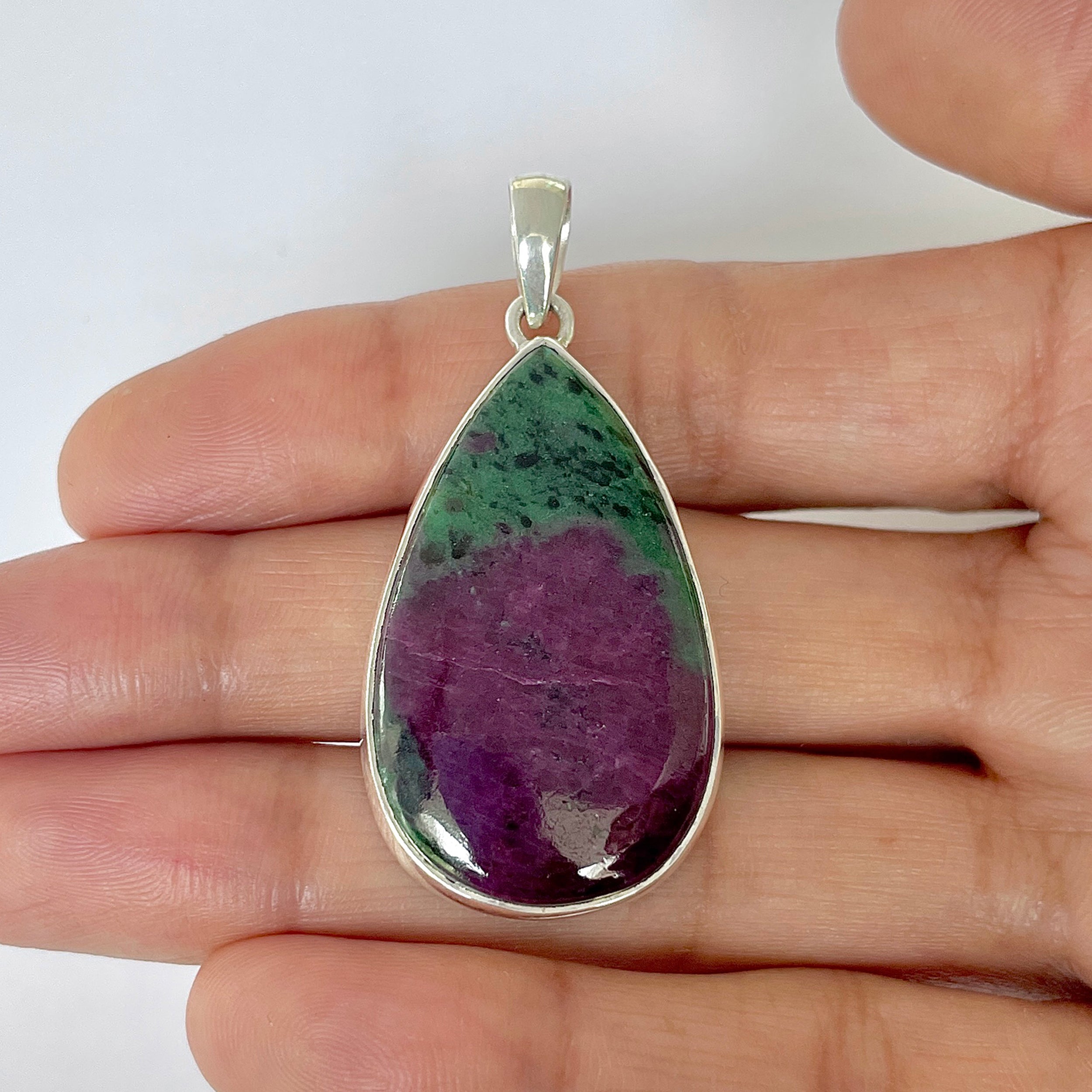 Ruby Zoisite Pendant-(RZS-1-17)