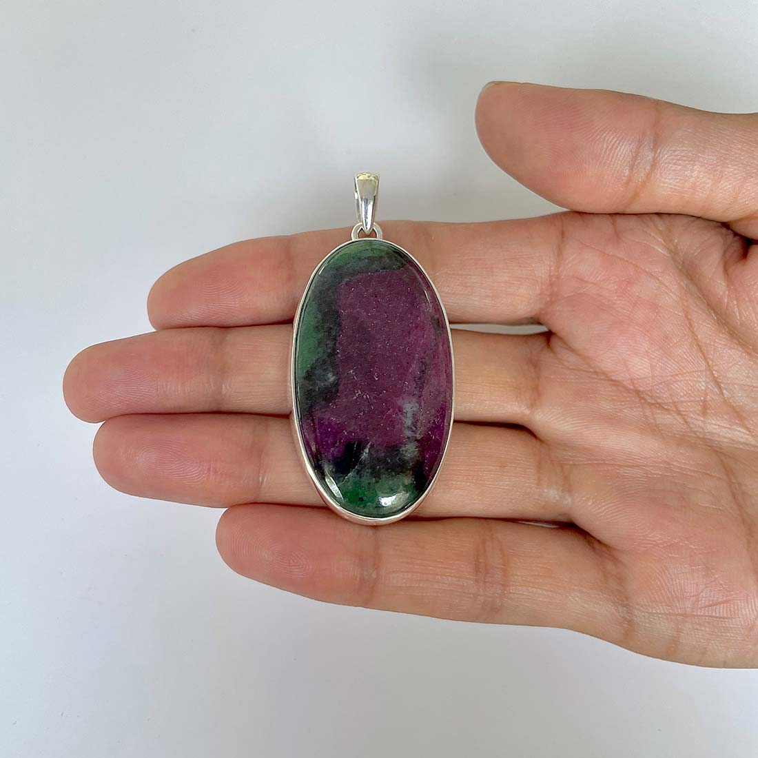 Ruby Zoisite Pendant-(RZS-1-20)
