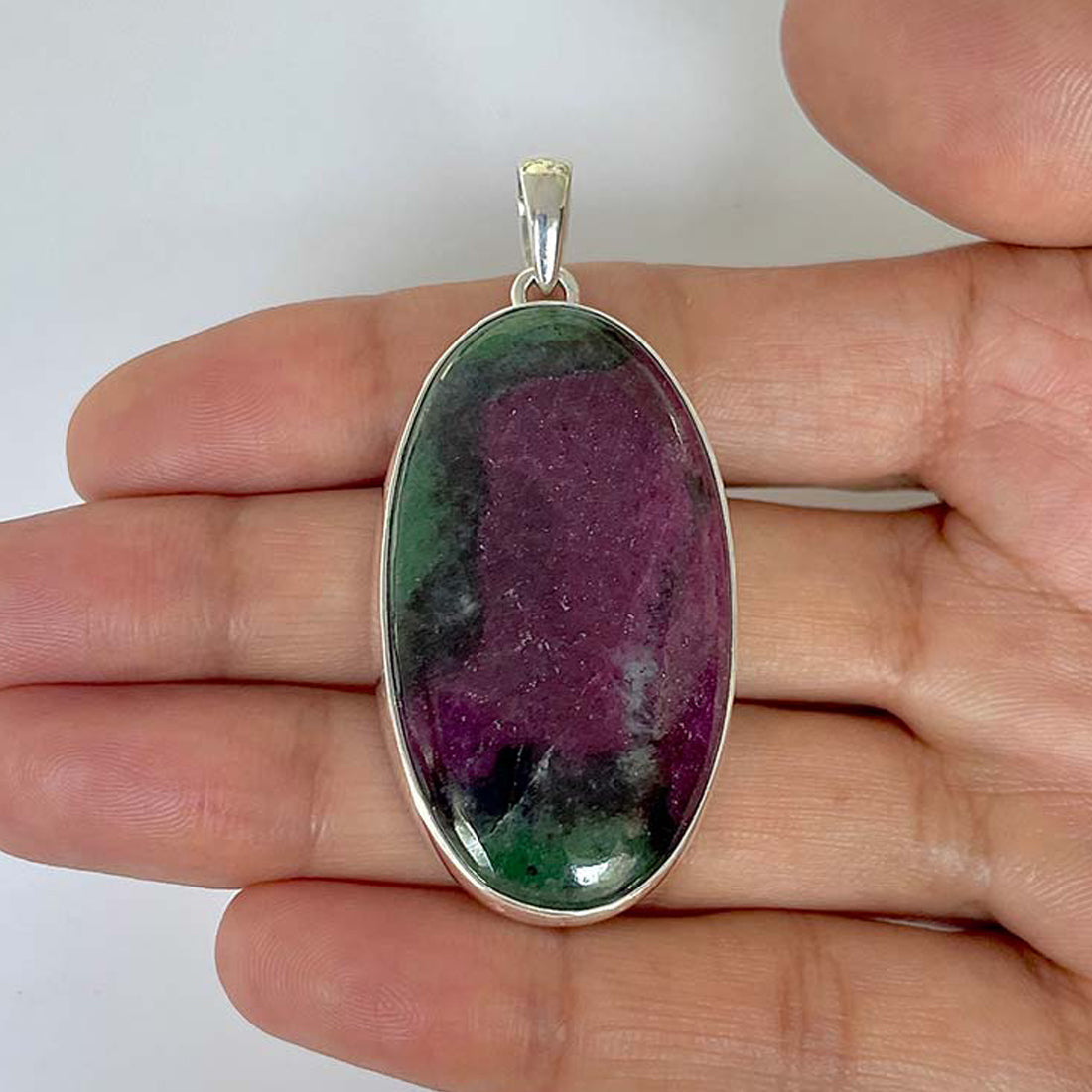 Ruby Zoisite Pendant-(RZS-1-20)