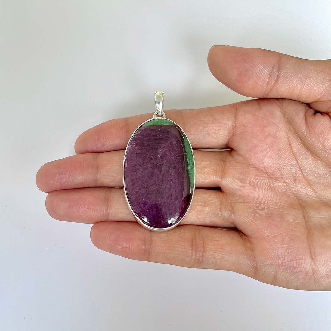 Ruby Zoisite Pendant-(RZS-1-21)