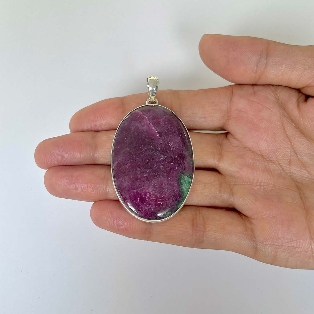 Ruby Zoisite Pendant-(RZS-1-23)