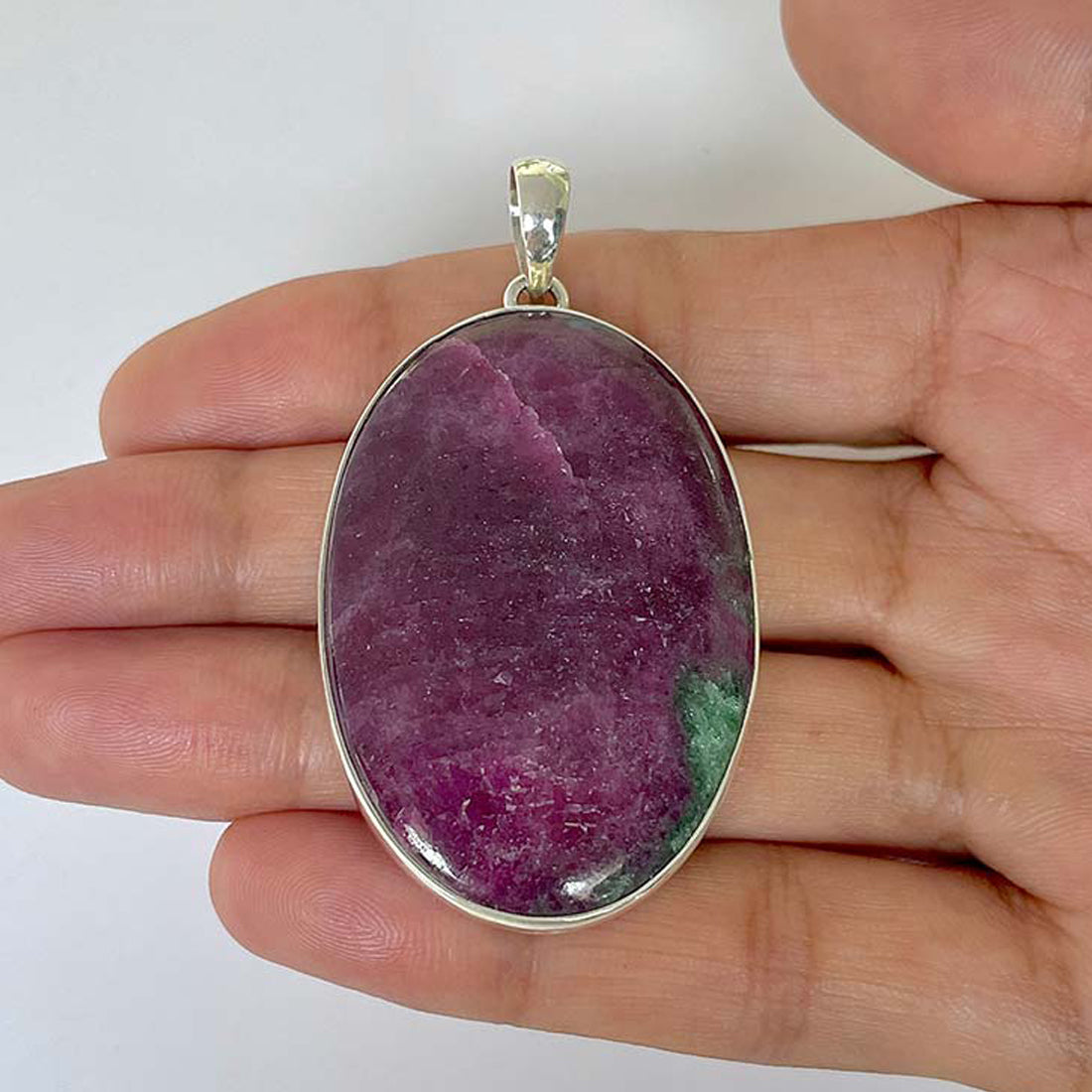 Ruby Zoisite Pendant-(RZS-1-23)