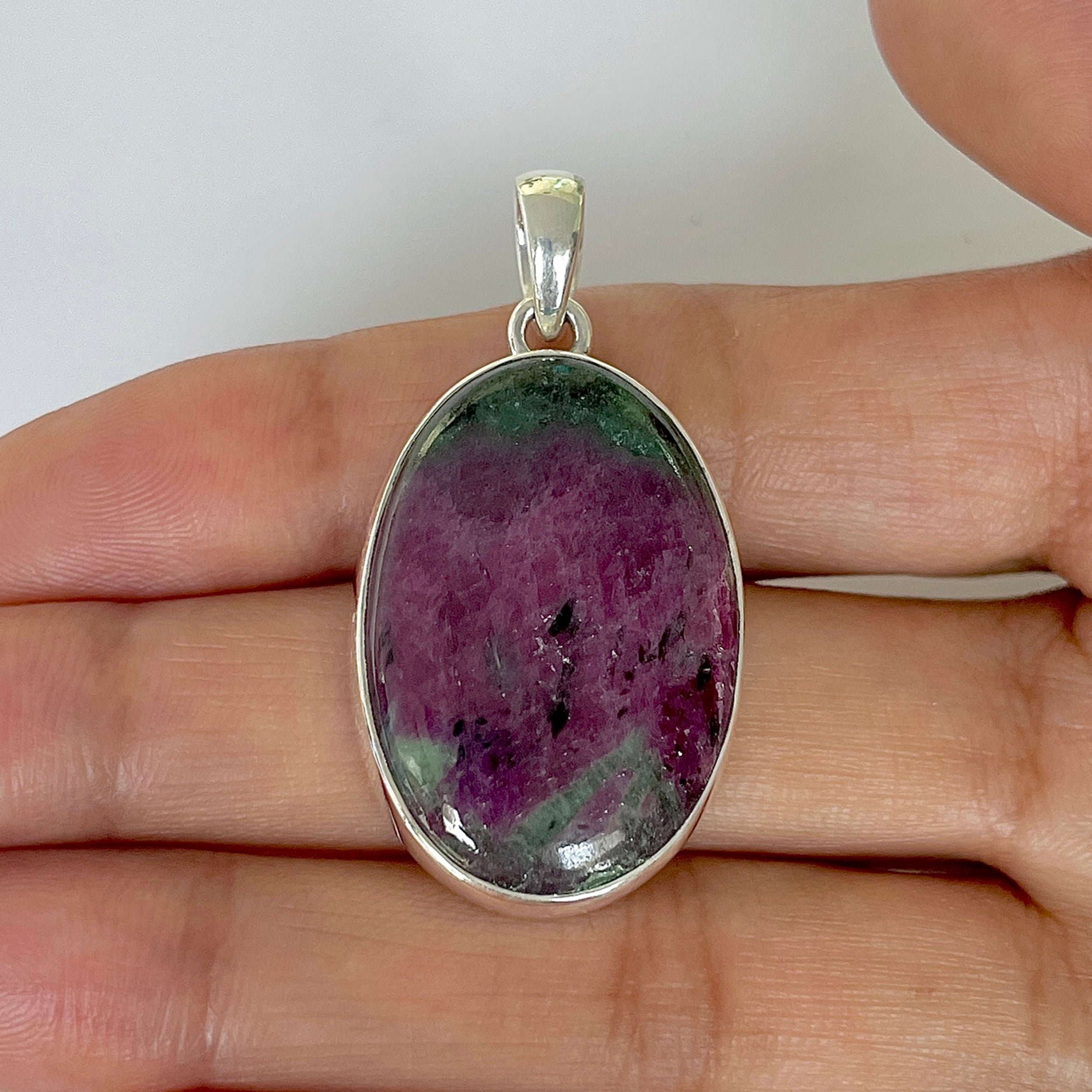 Ruby Zoisite Pendant-(RZS-1-24)