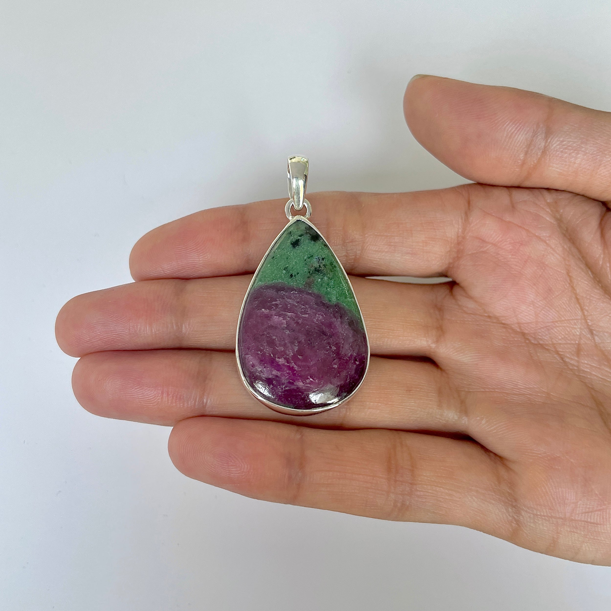 Ruby Zoisite Pendant-(RZS-1-25)