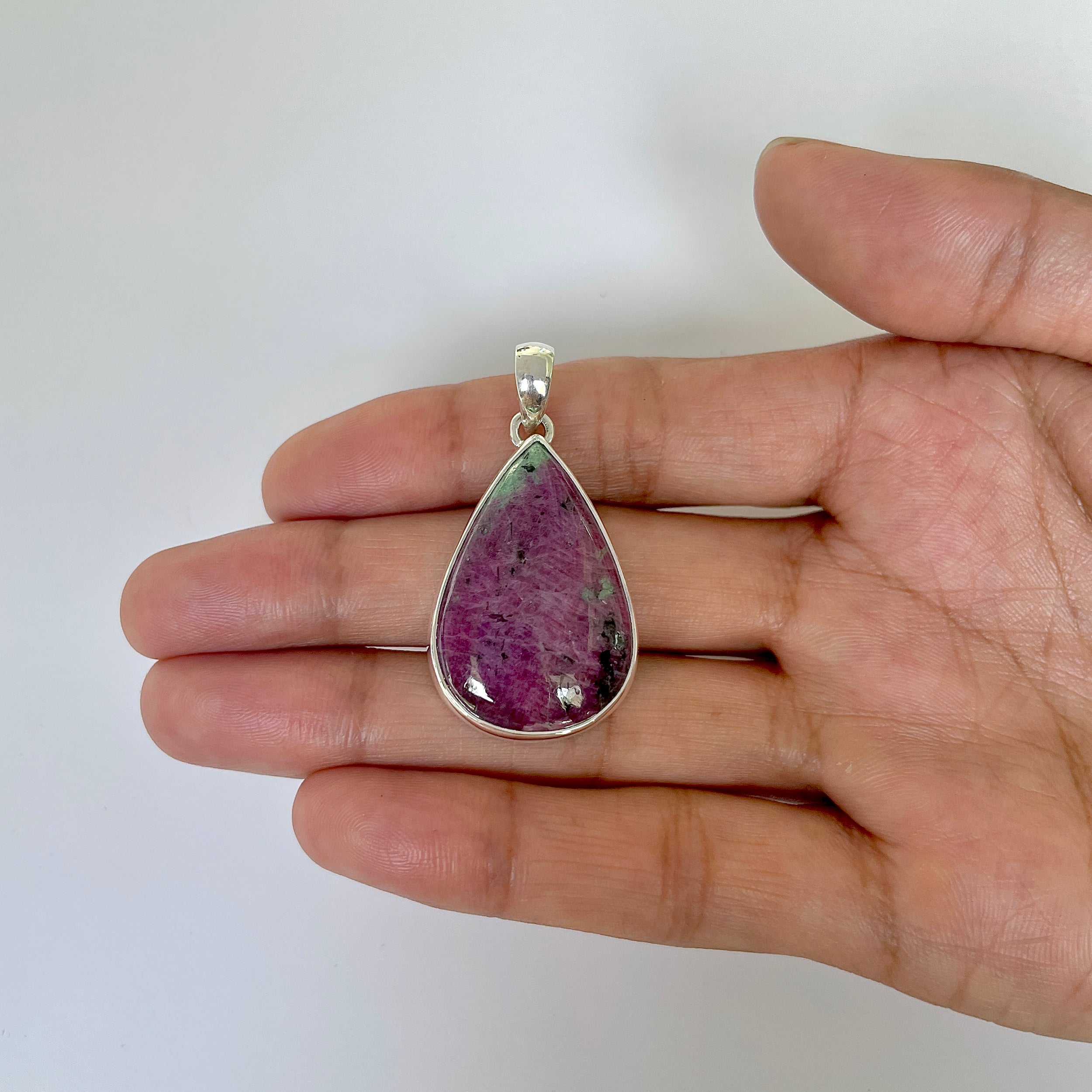 Ruby Zoisite Pendant-(RZS-1-34)