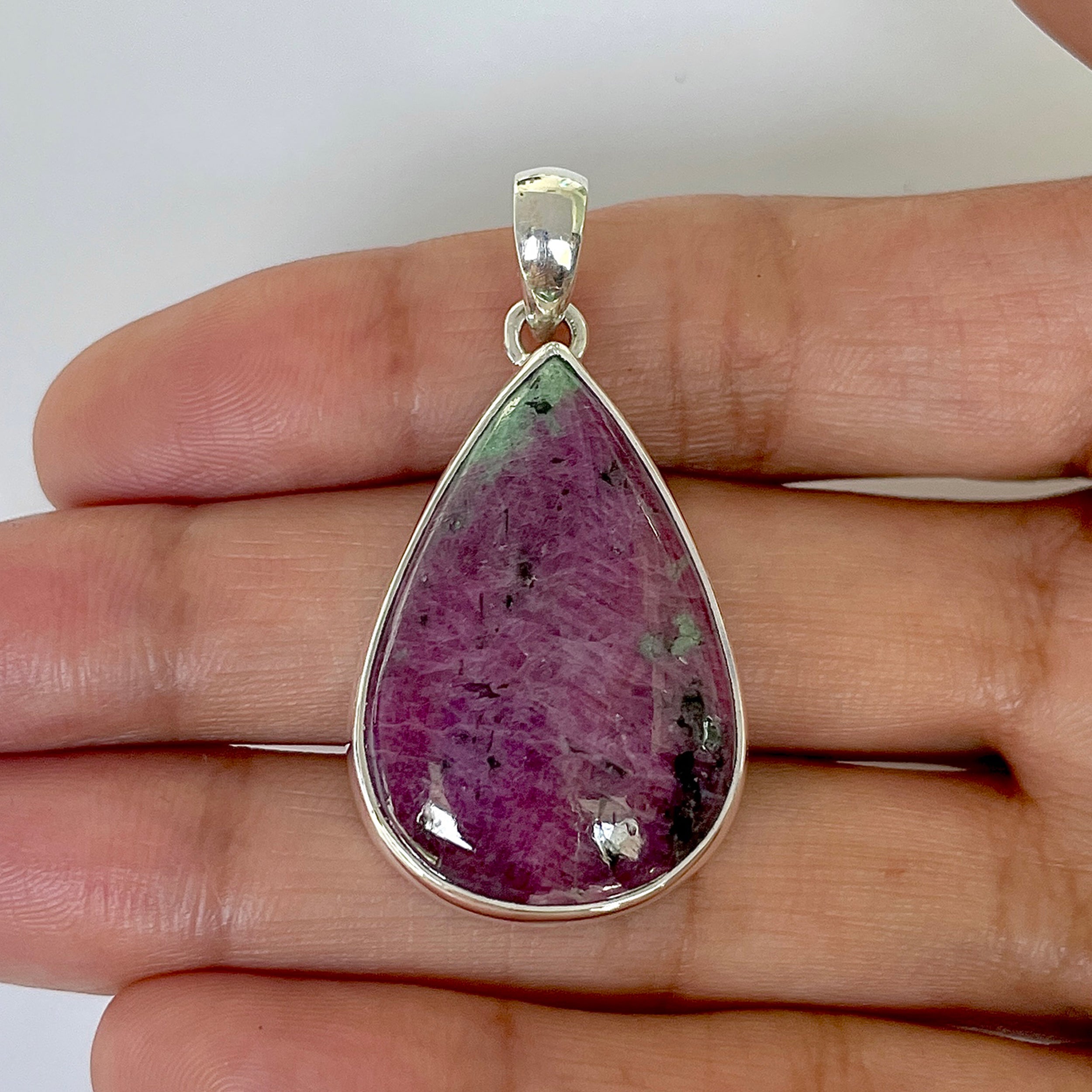 Ruby Zoisite Pendant-(RZS-1-34)