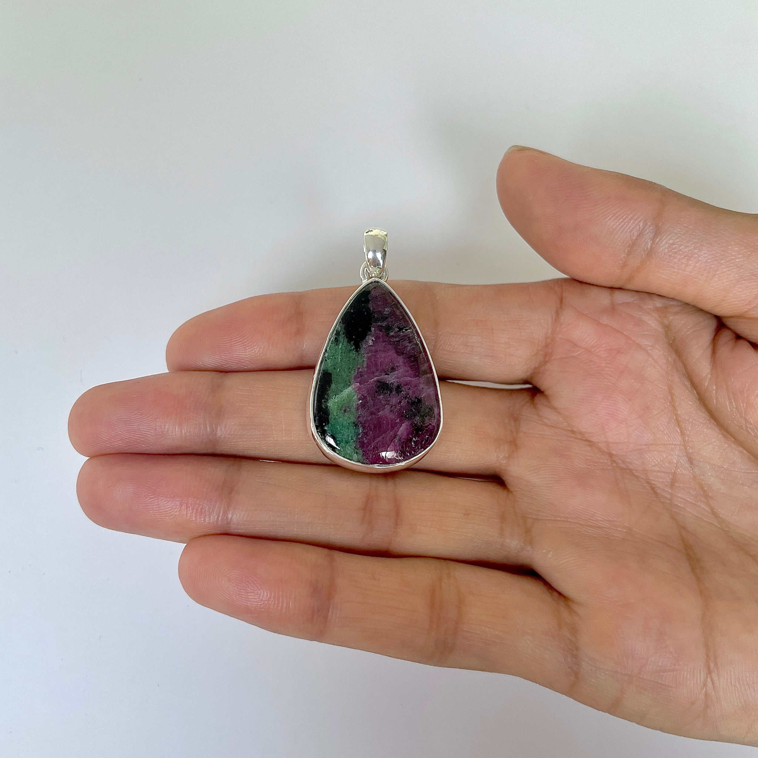 Ruby Zoisite Pendant-(RZS-1-36)
