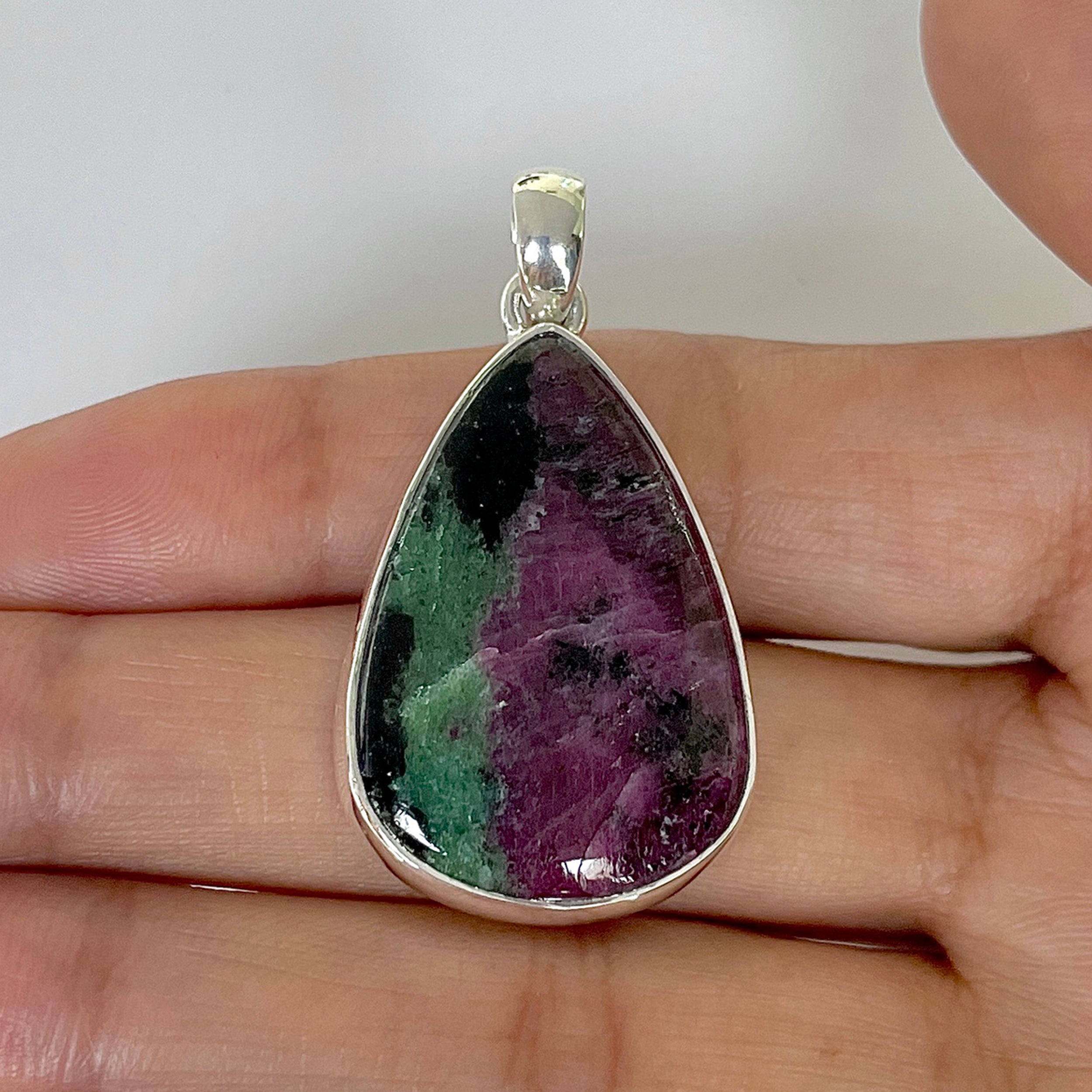 Ruby Zoisite Pendant-(RZS-1-36)