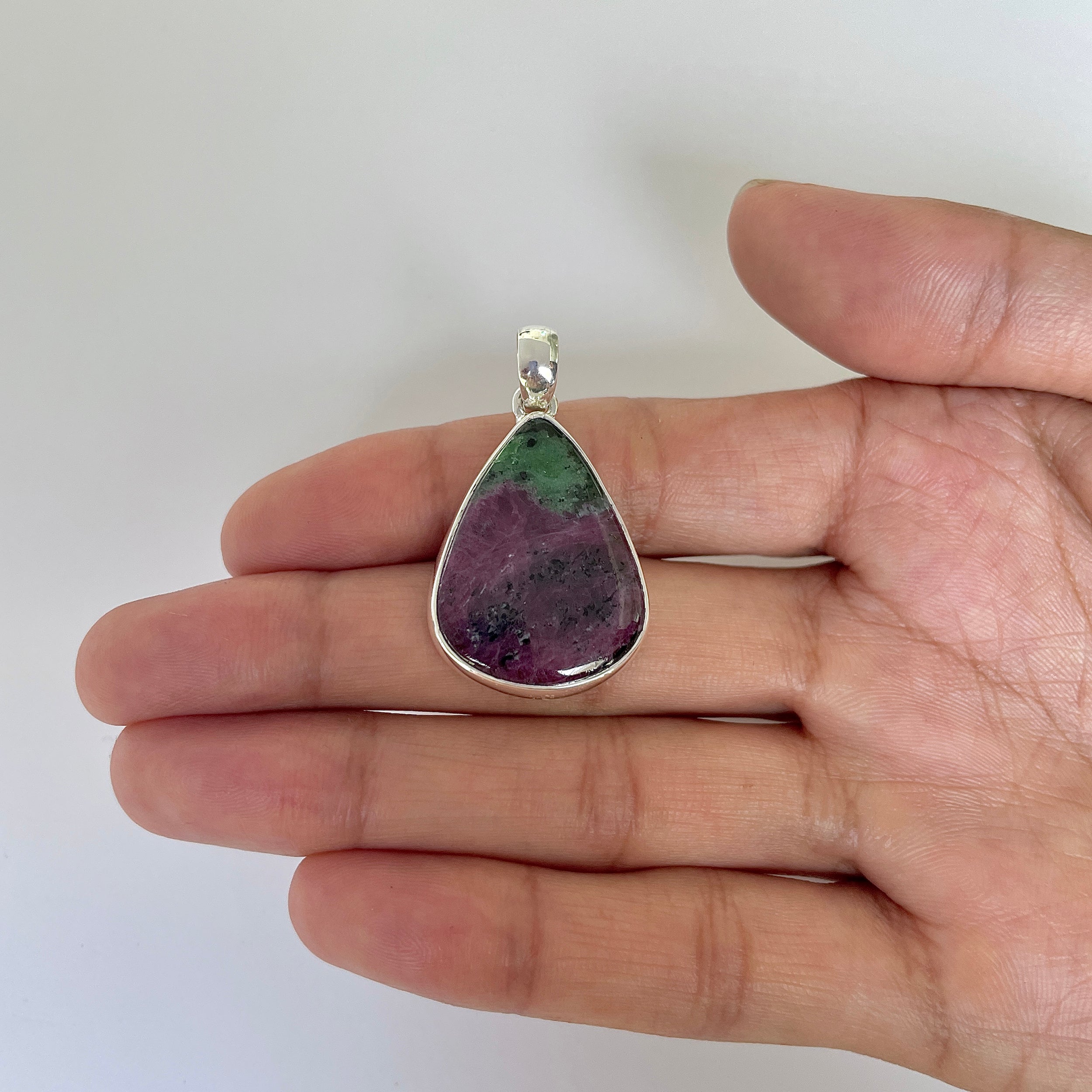 Ruby Zoisite Pendant-(RZS-1-37)