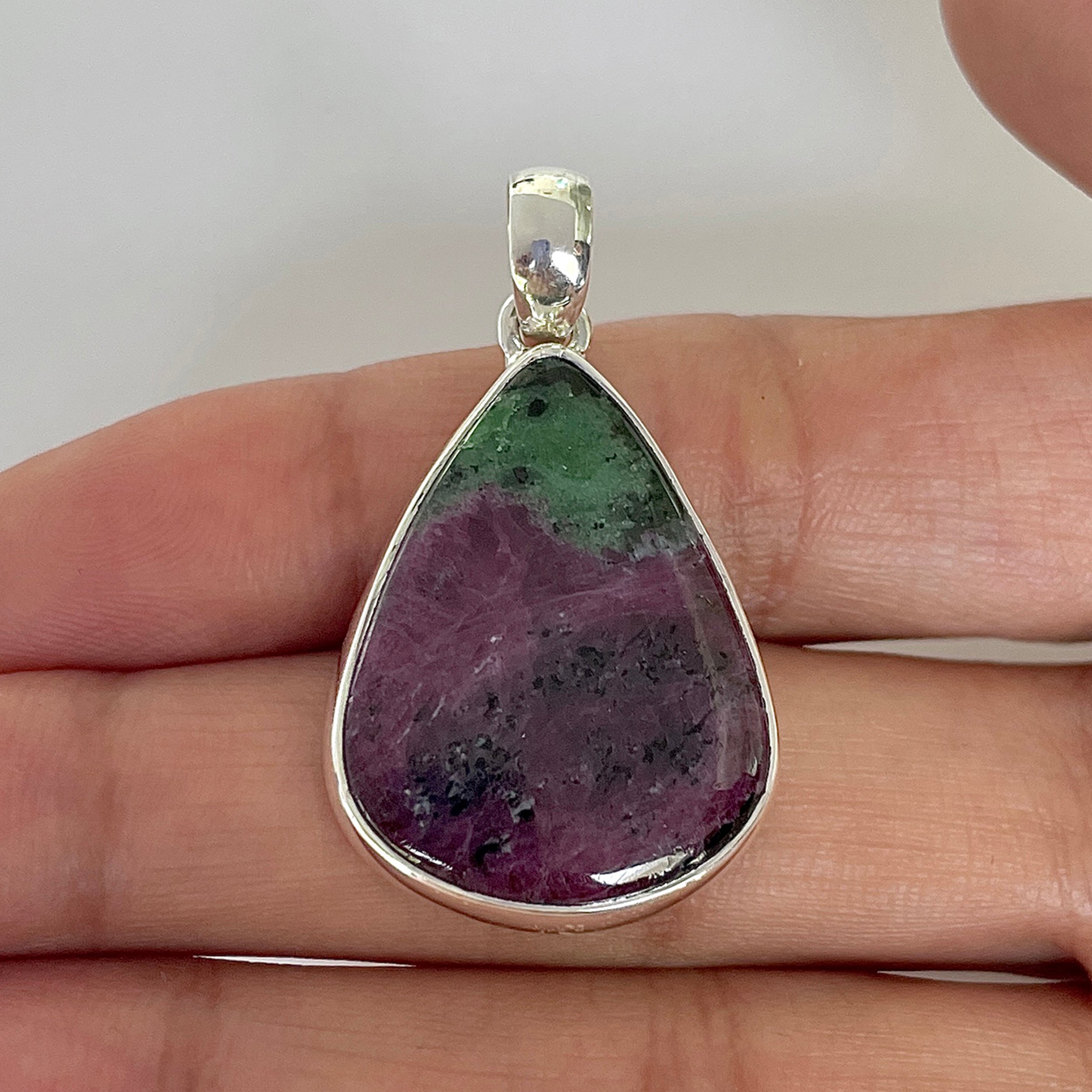 Ruby Zoisite Pendant-(RZS-1-37)