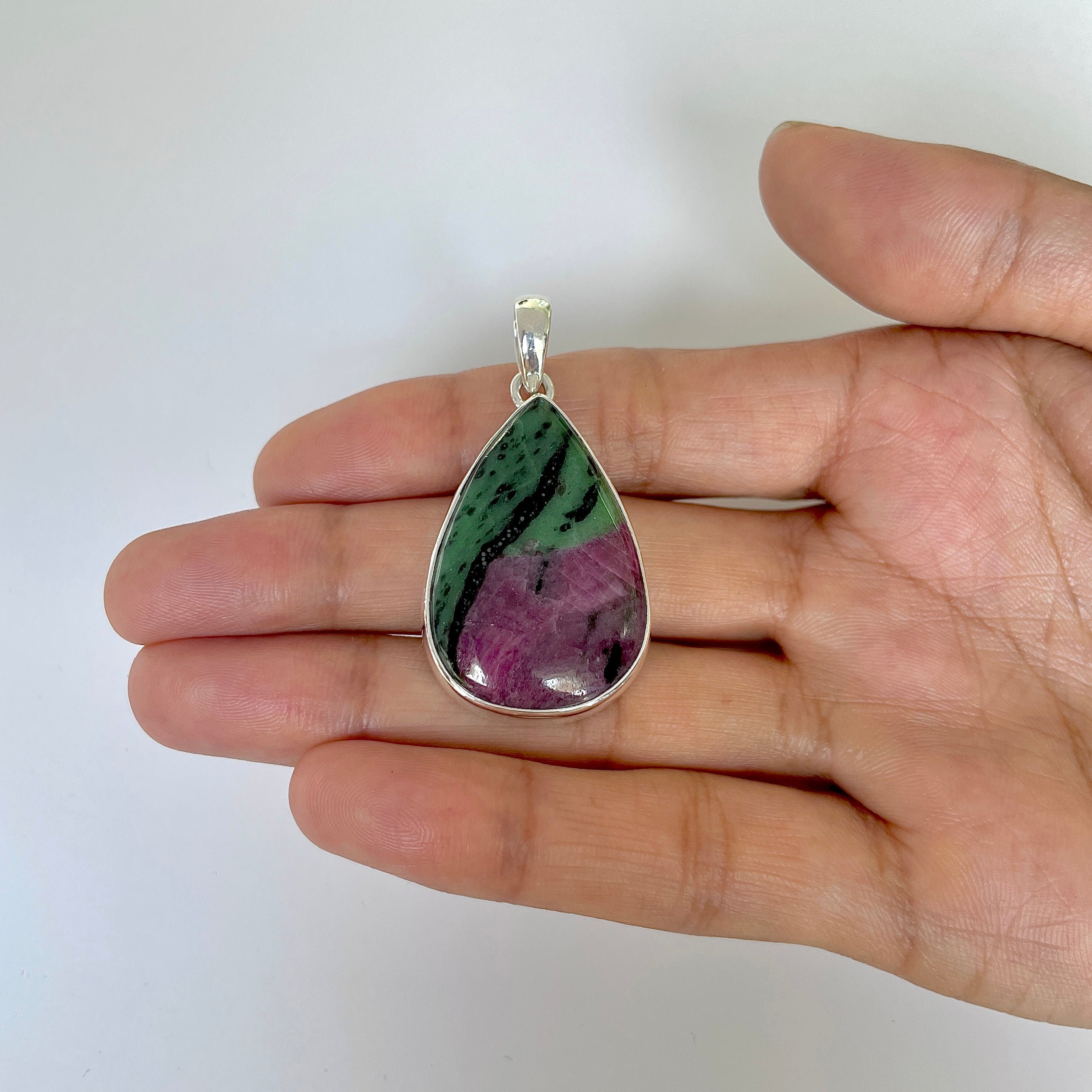 Ruby Zoisite Pendant-(RZS-1-39)