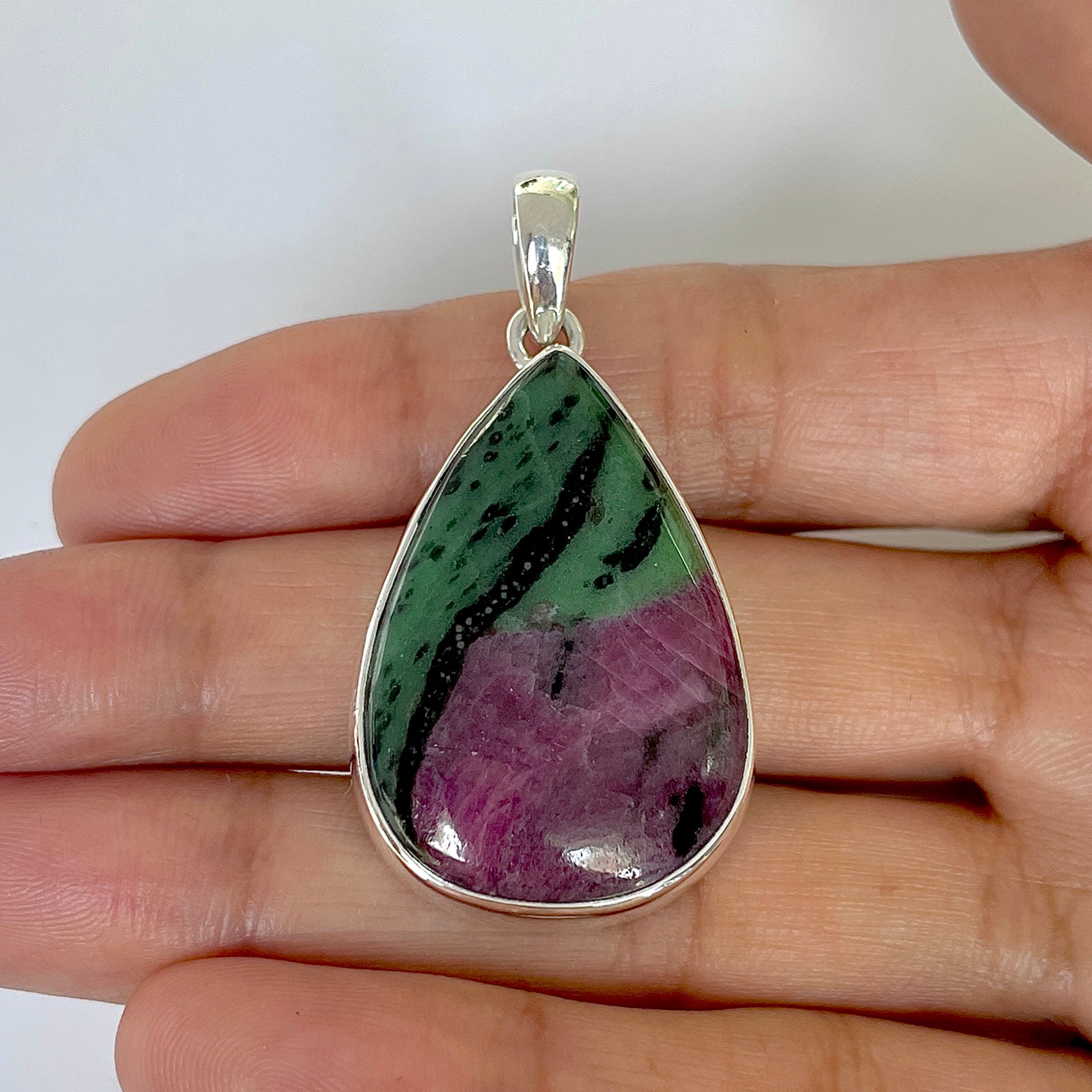 Ruby Zoisite Pendant-(RZS-1-39)