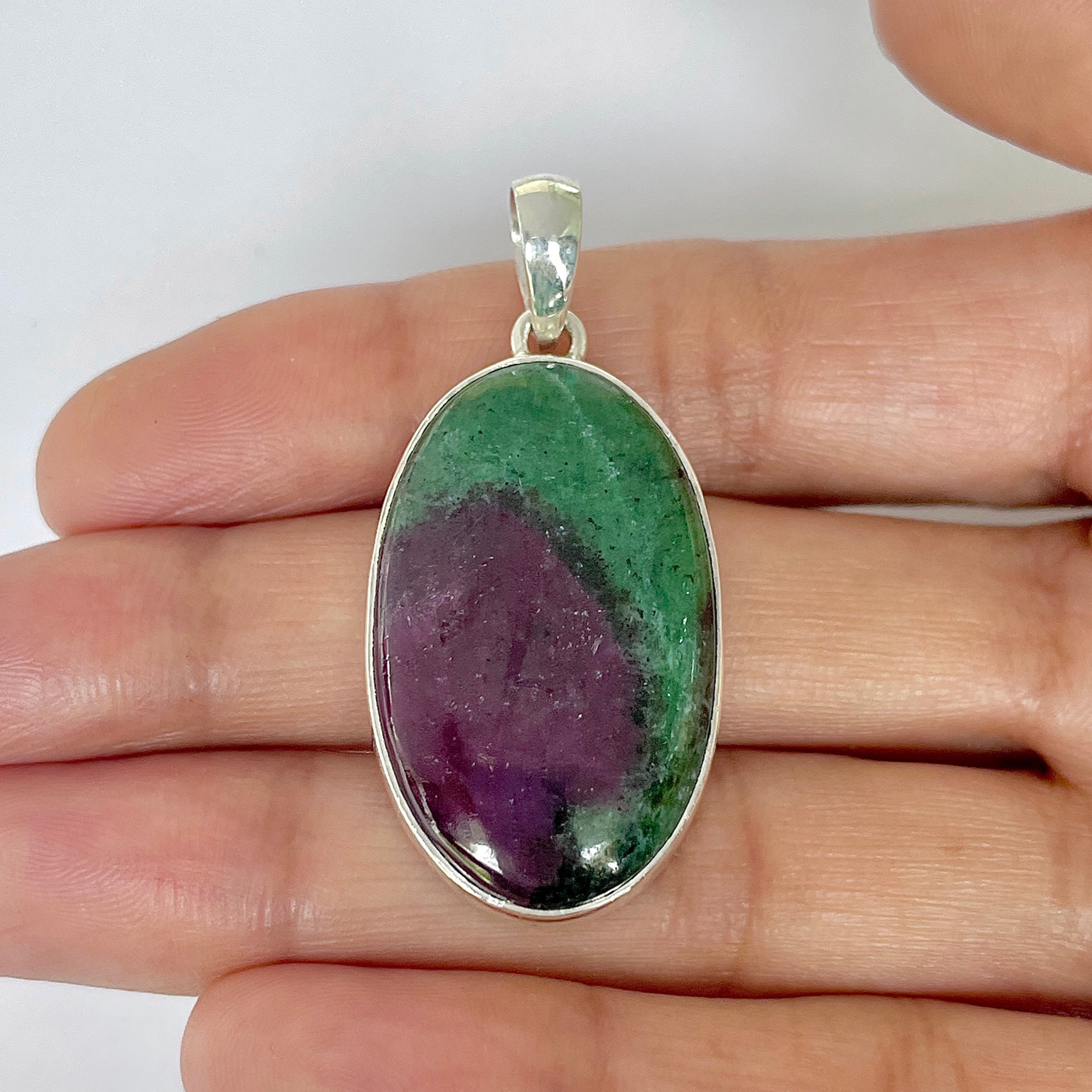 Ruby Zoisite Pendant-(RZS-1-4)