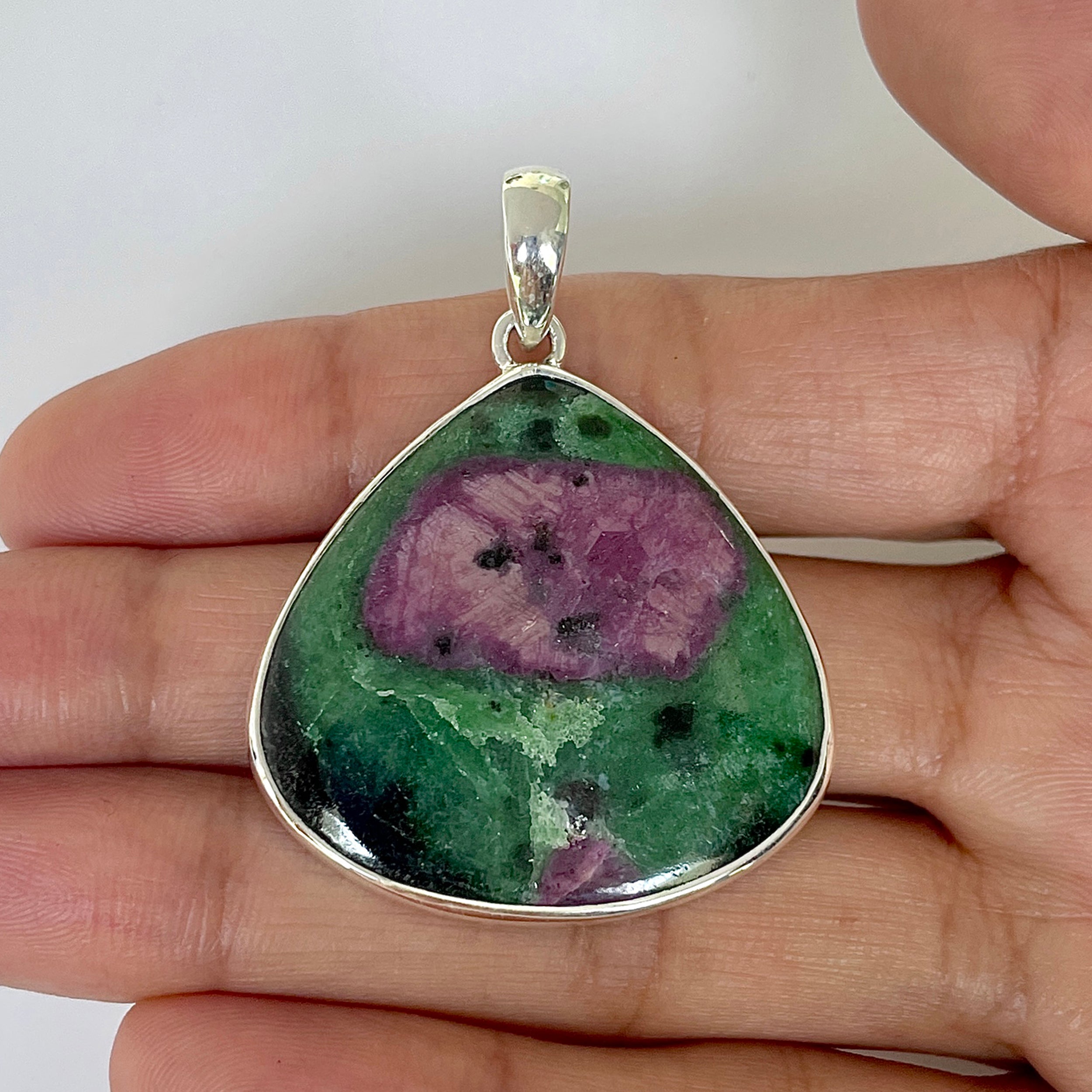 Ruby Zoisite Pendant-(RZS-1-43)