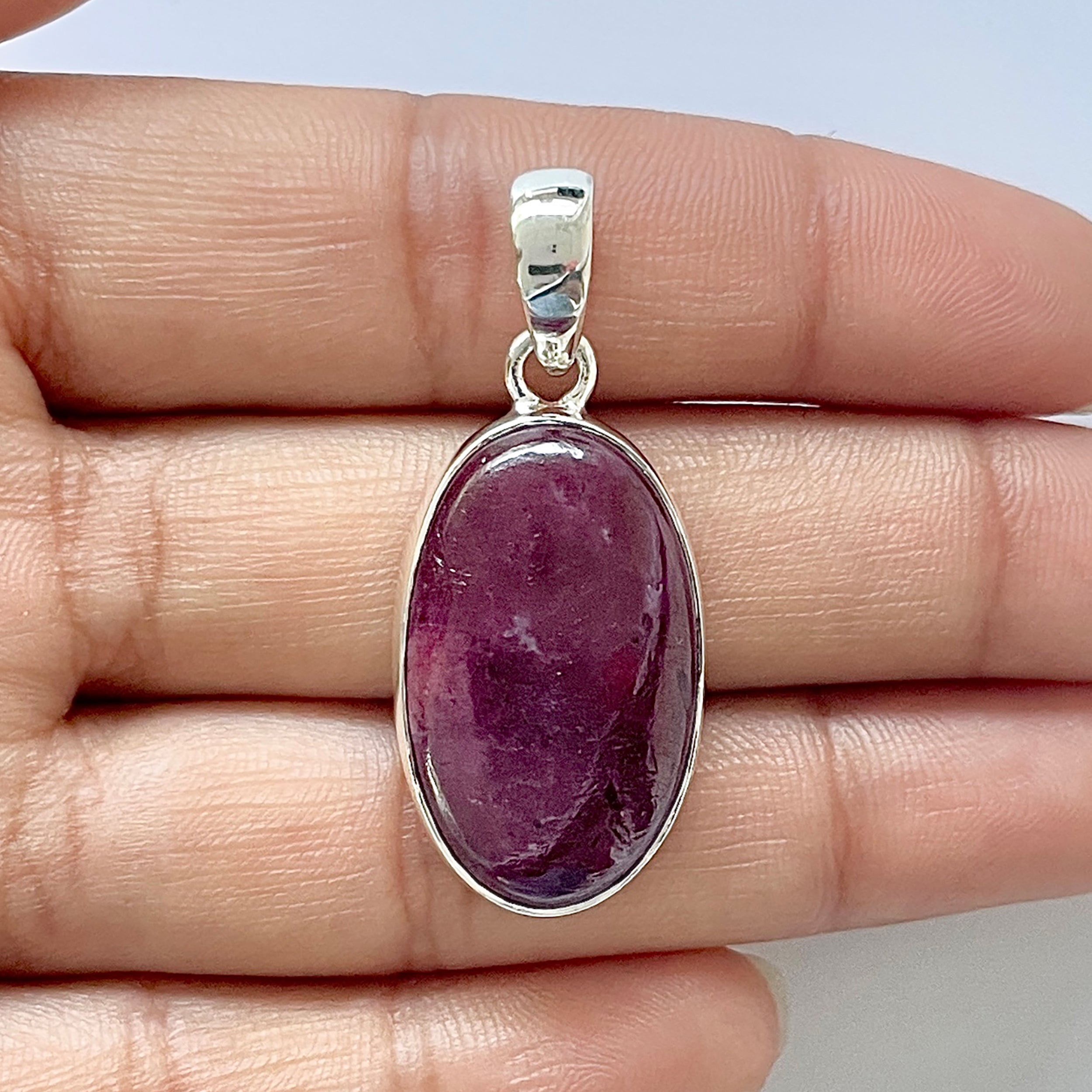 Ruby Zoisite Pendant-(RZS-1-46)