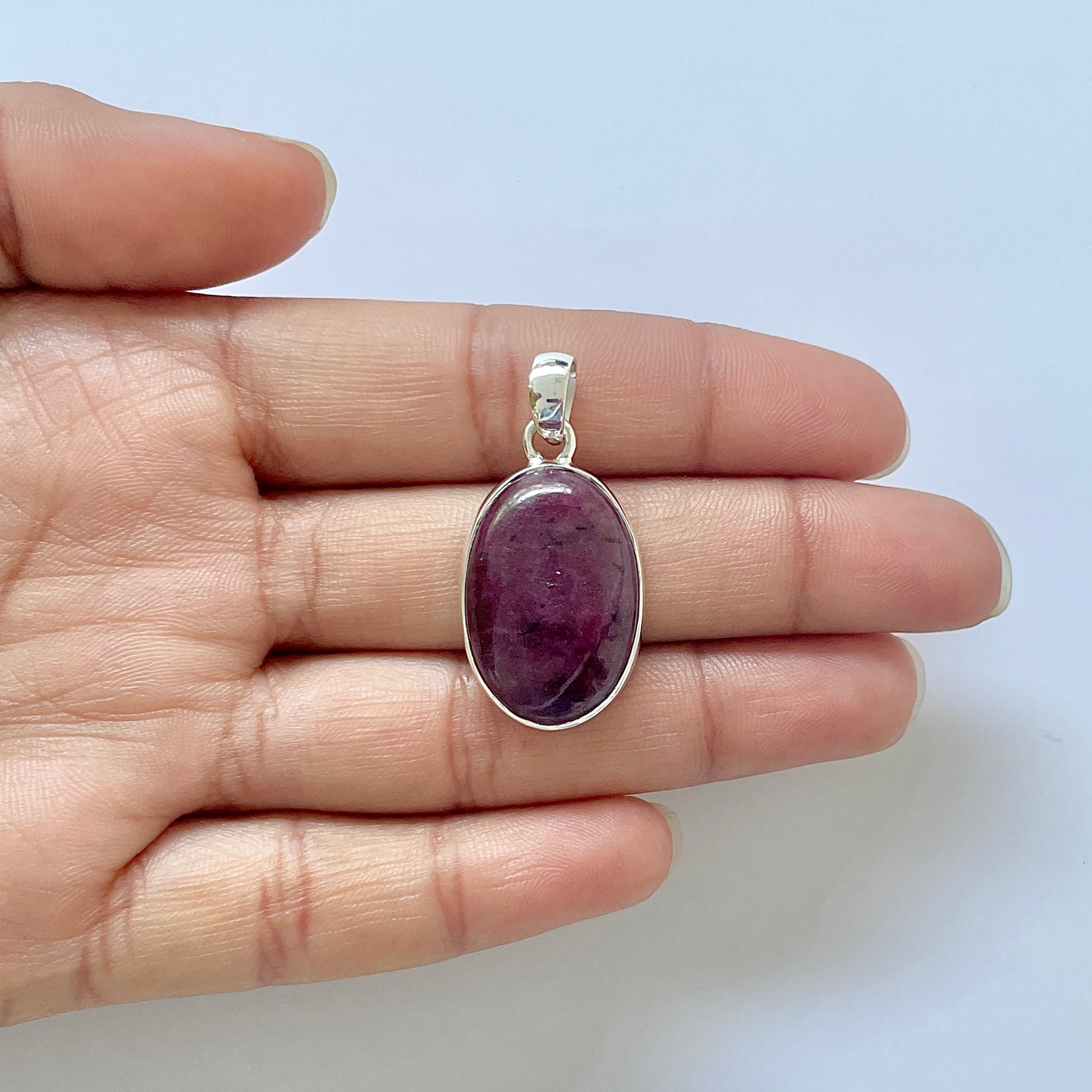 Ruby Zoisite Pendant-(RZS-1-47)