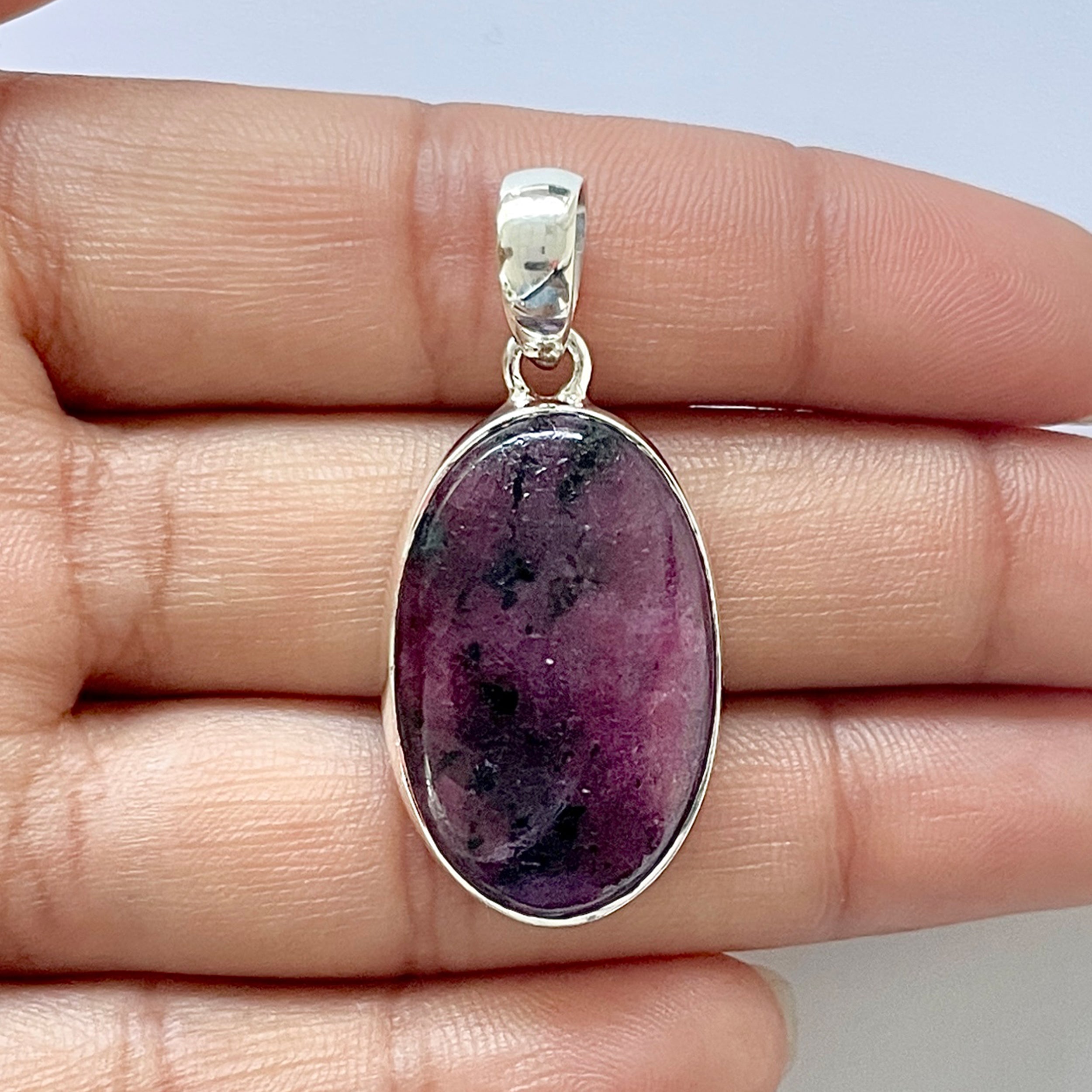 Ruby Zoisite Pendant-(RZS-1-48)