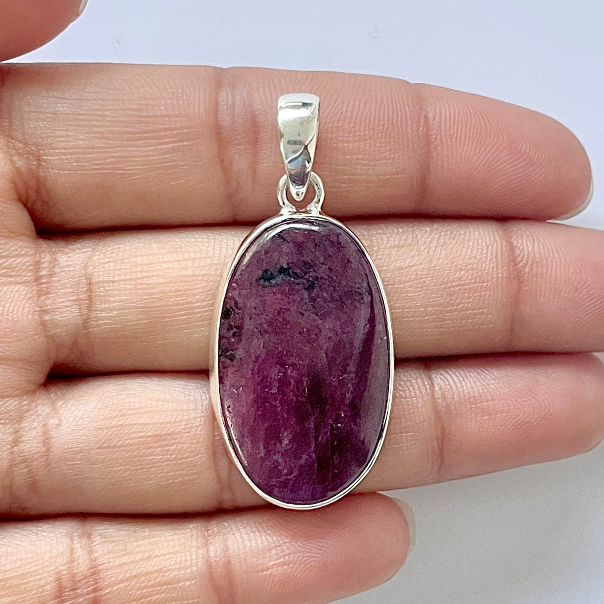 Ruby Zoisite Pendant-(RZS-1-53)