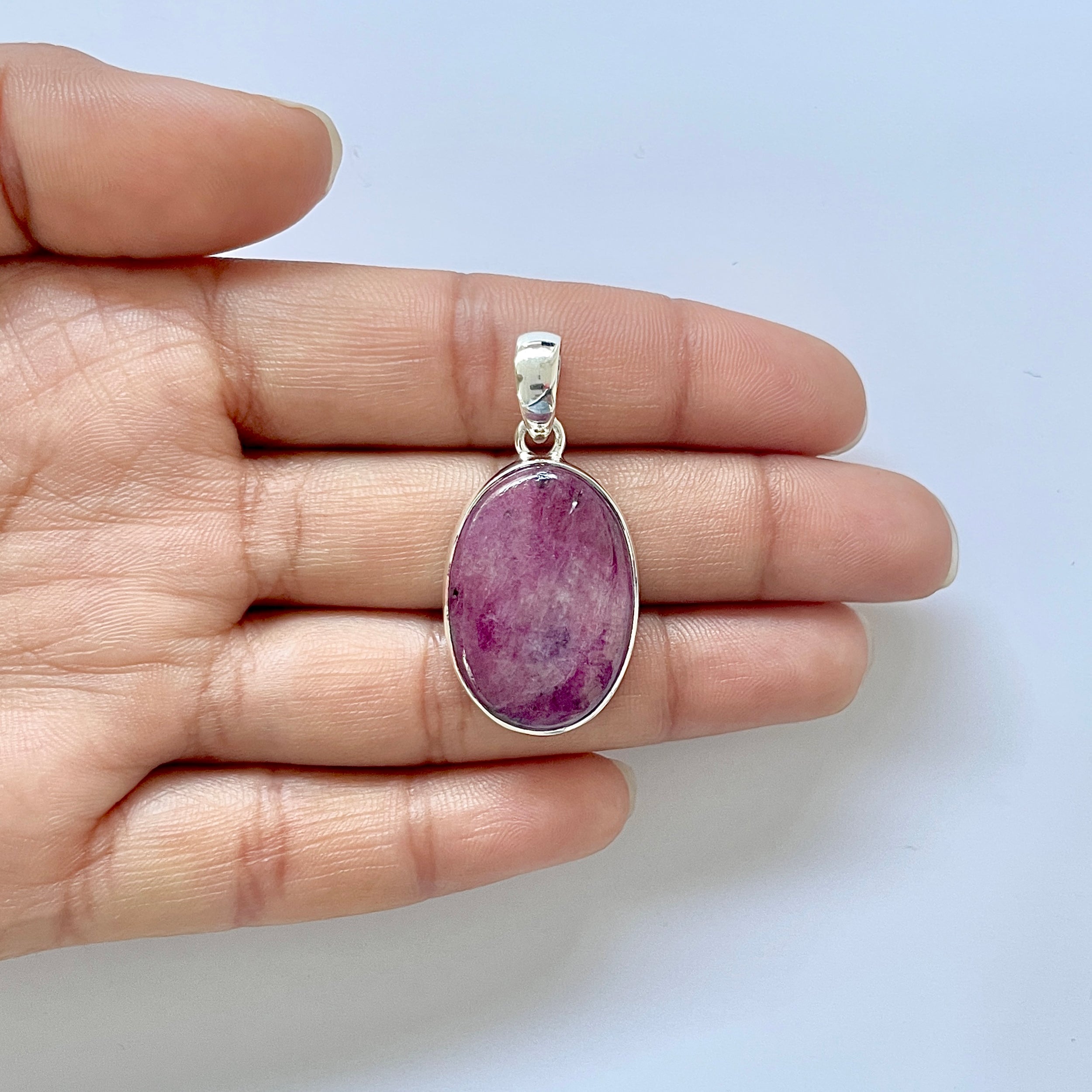 Ruby Zoisite Pendant-(RZS-1-57)