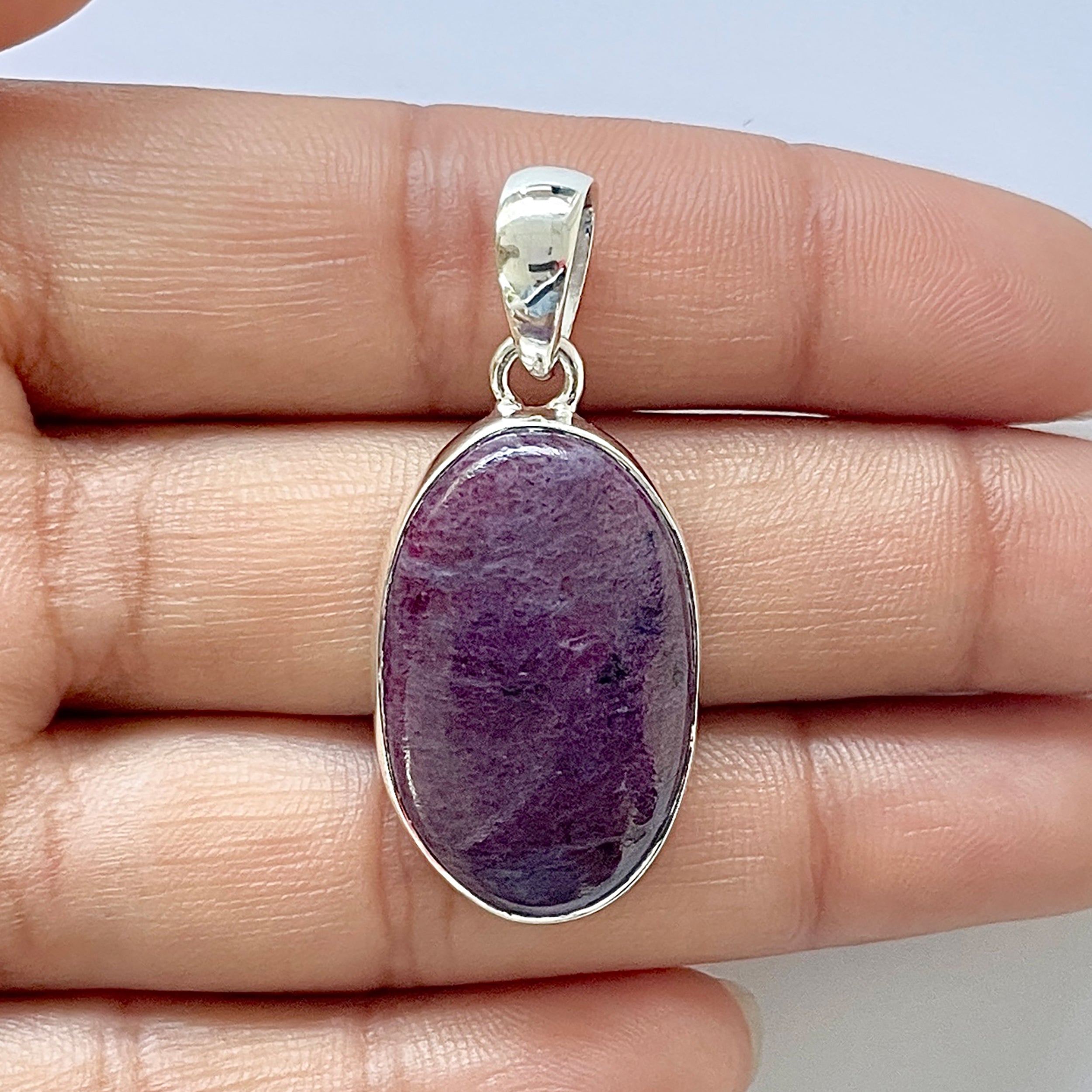 Ruby Zoisite Pendant-(RZS-1-59)