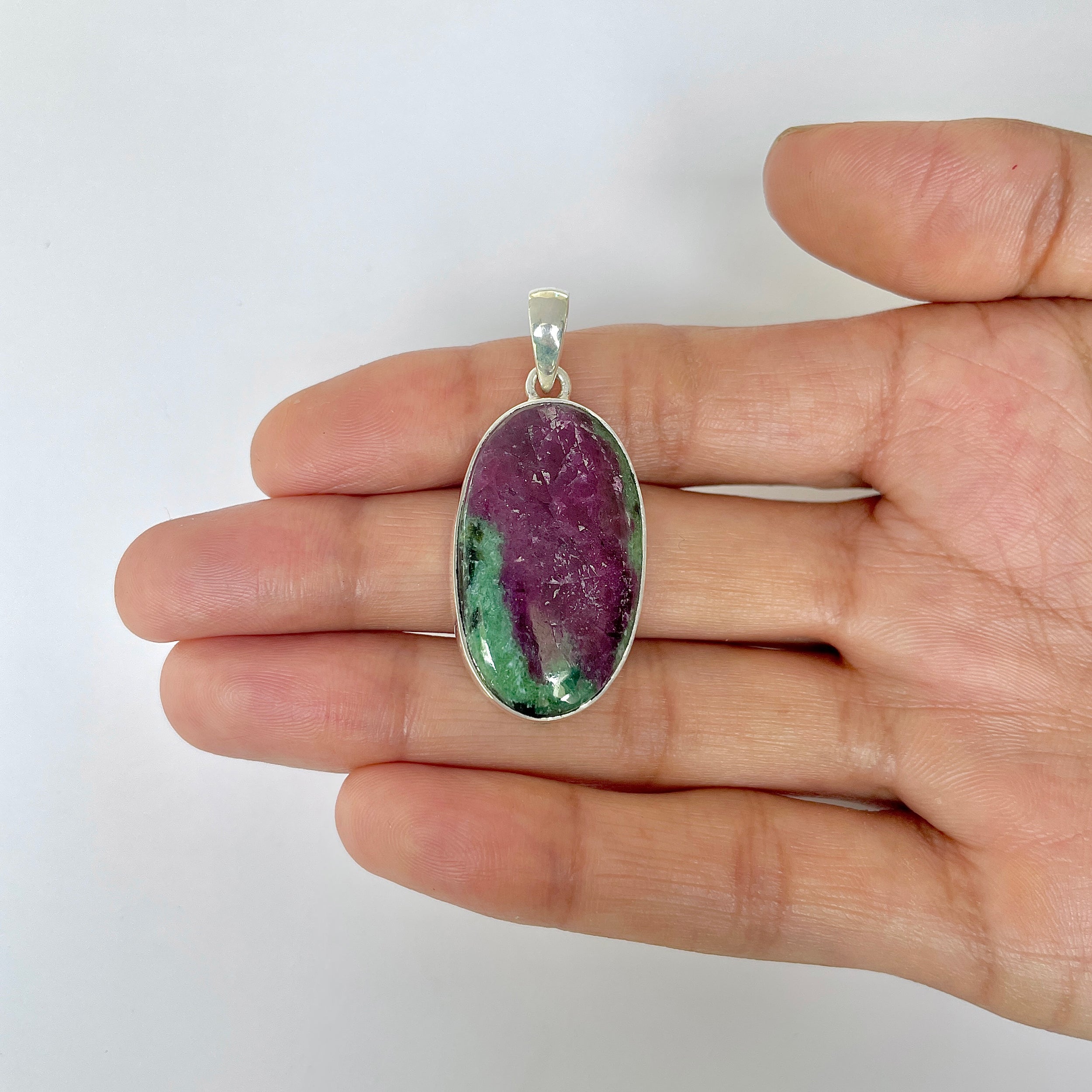 Ruby Zoisite Pendant-(RZS-1-7)