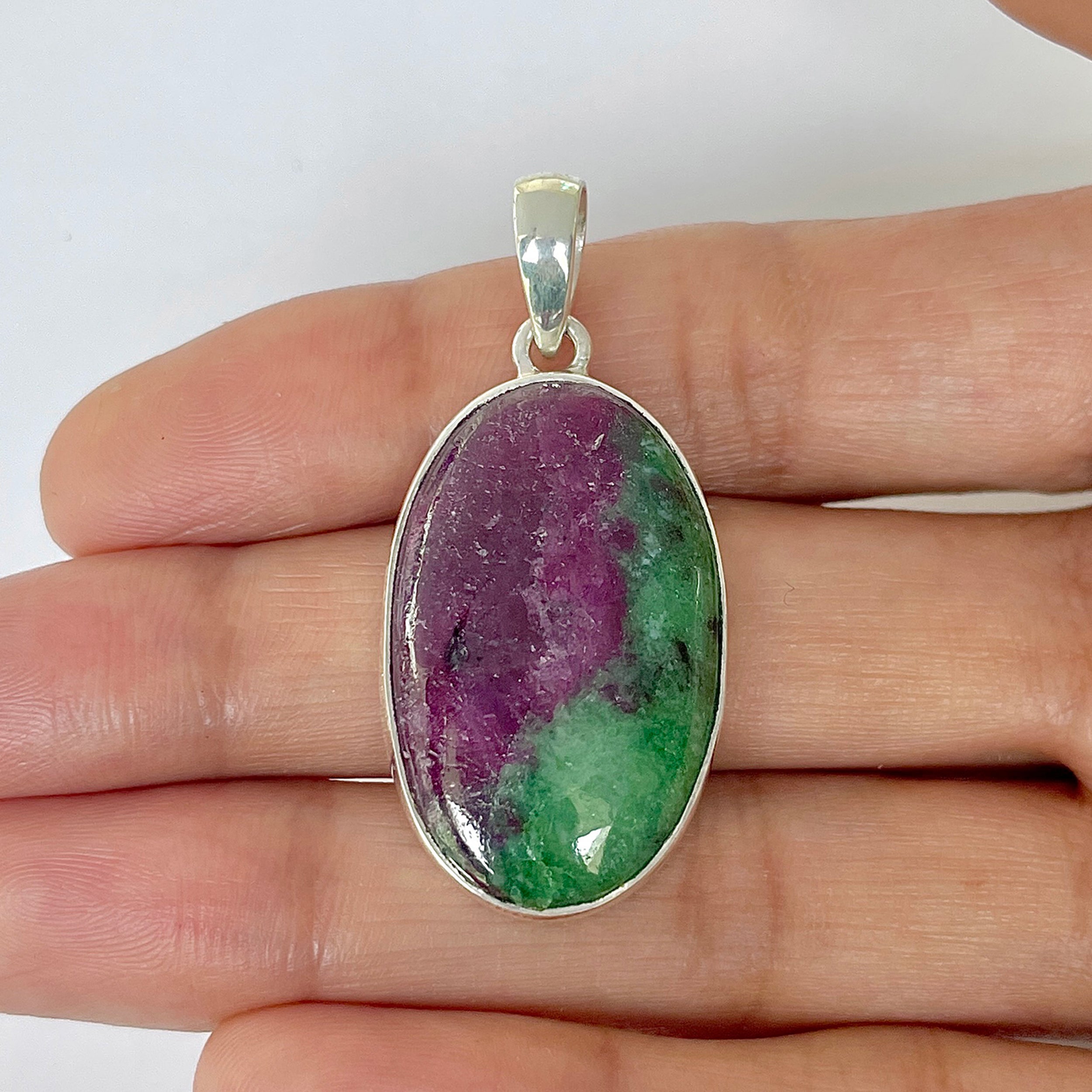 Ruby Zoisite Pendant-(RZS-1-8)