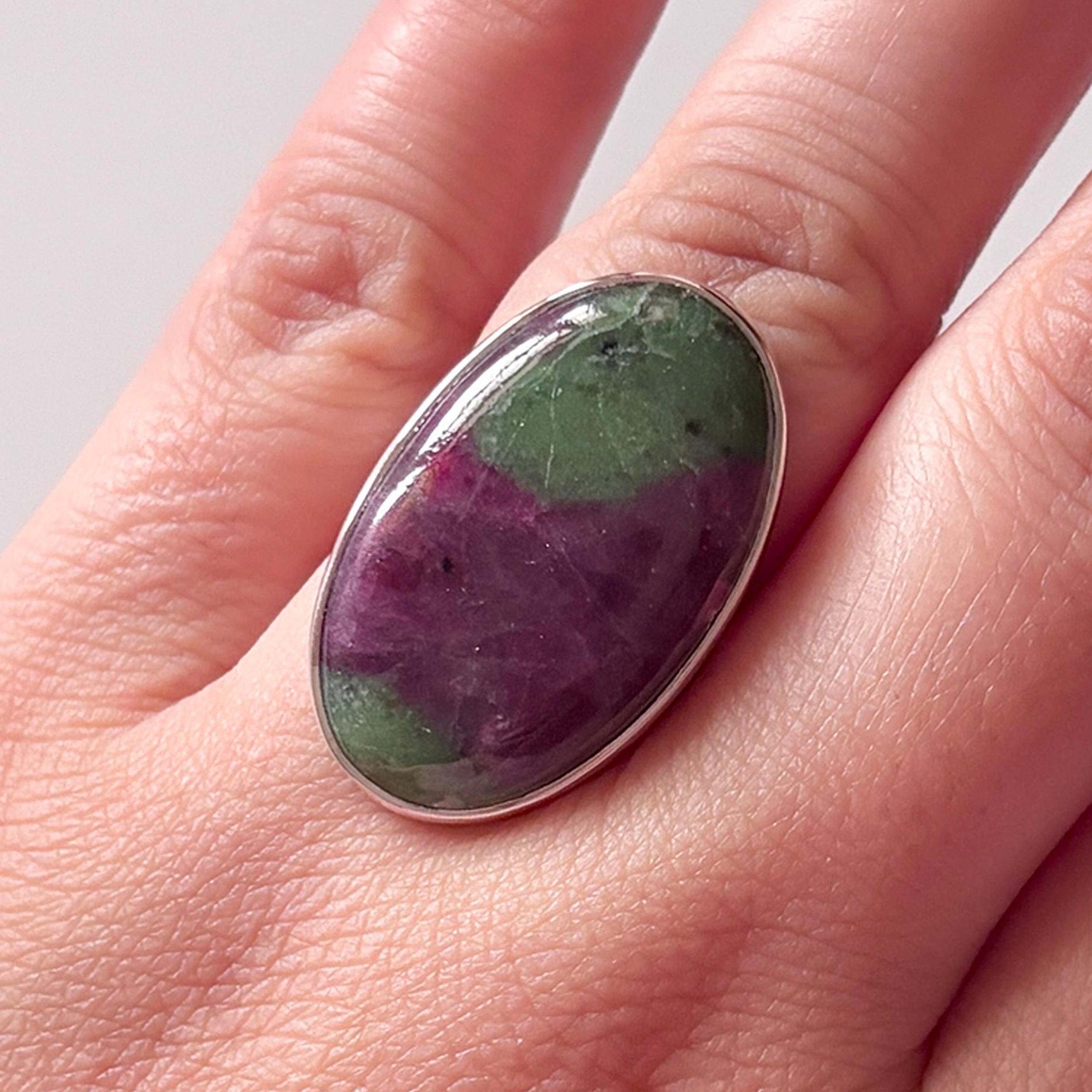 Ruby Zoisite Ring-(RZS-2-1)