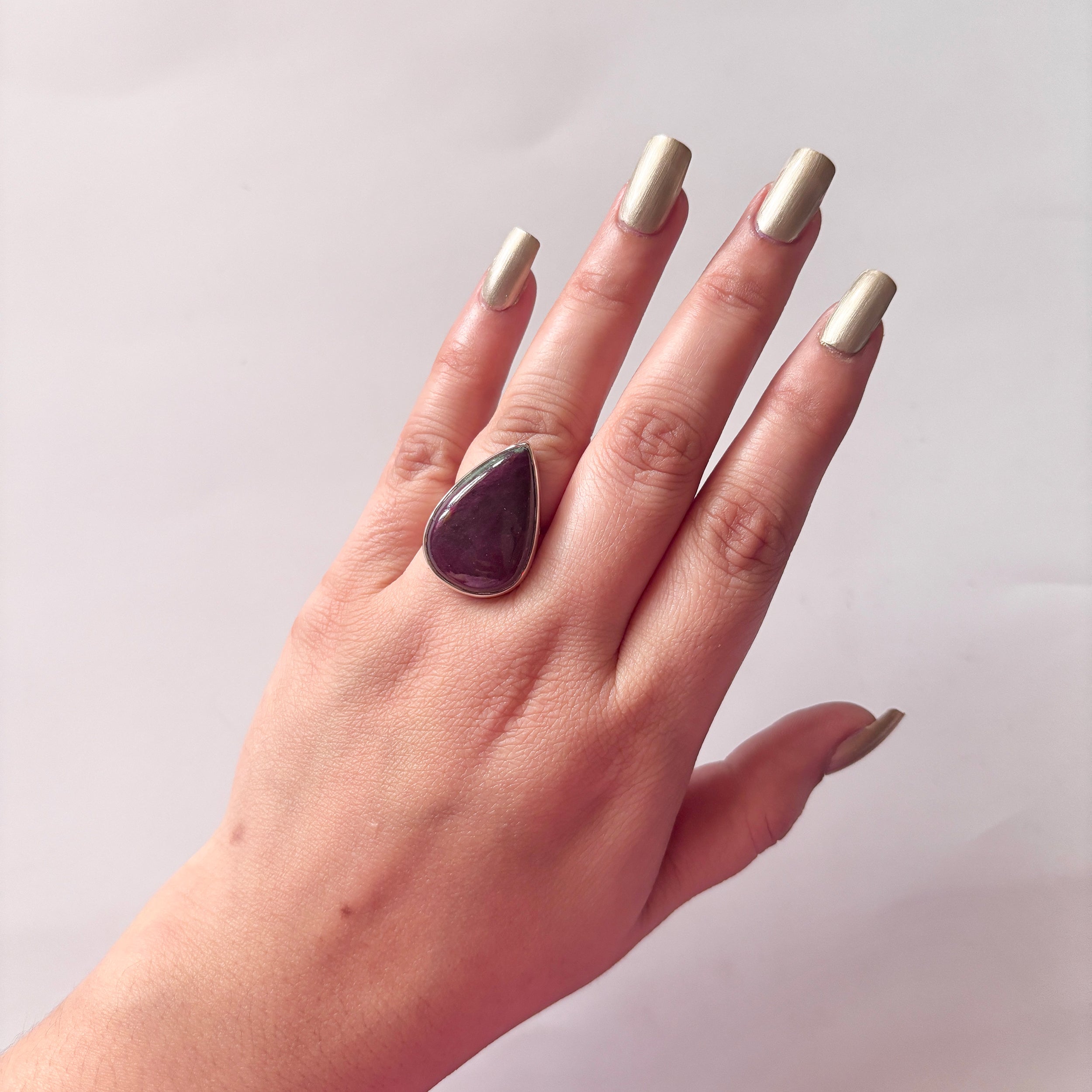 Ruby Zoisite Ring-(RZS-2-11)