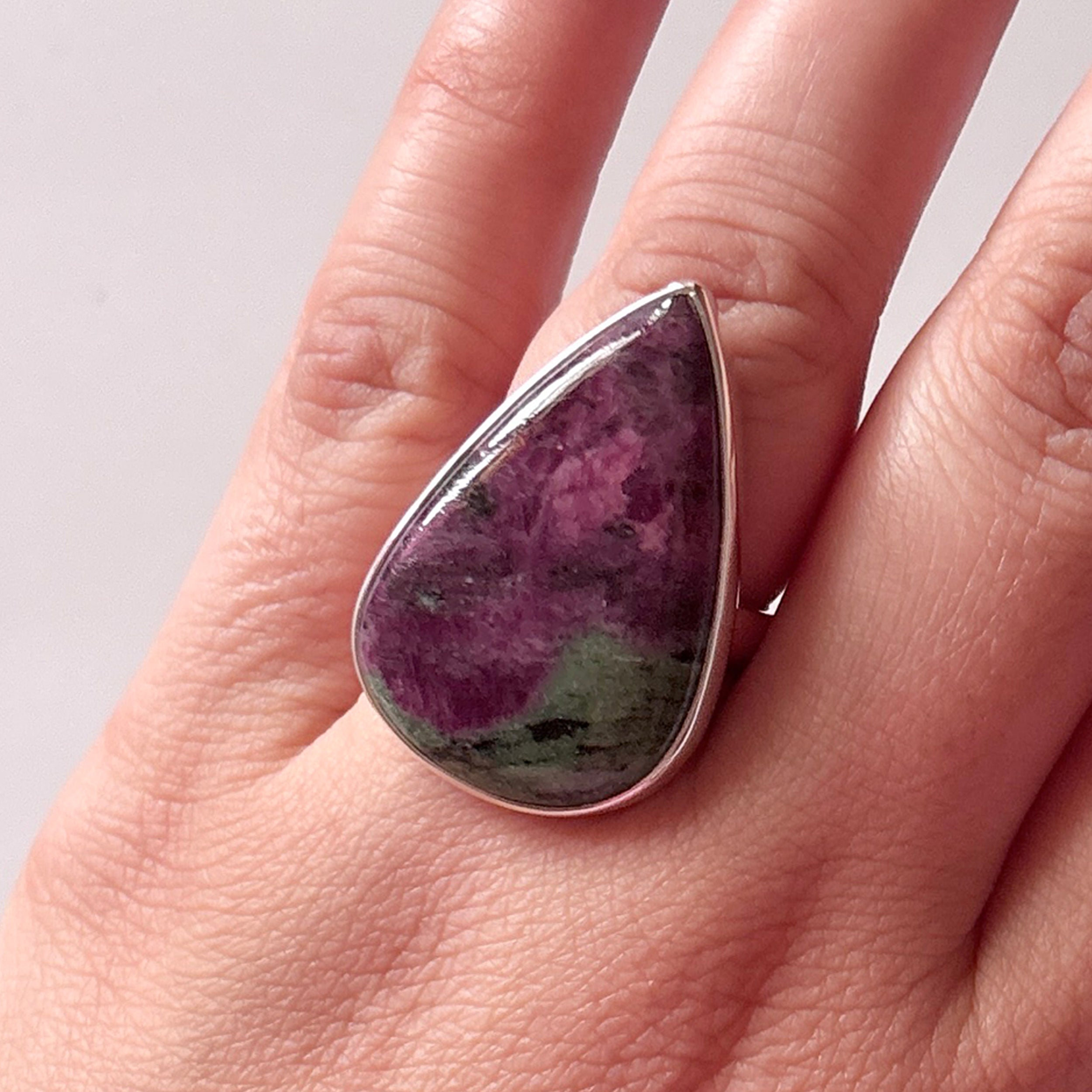 Ruby Zoisite Ring-(RZS-2-2)