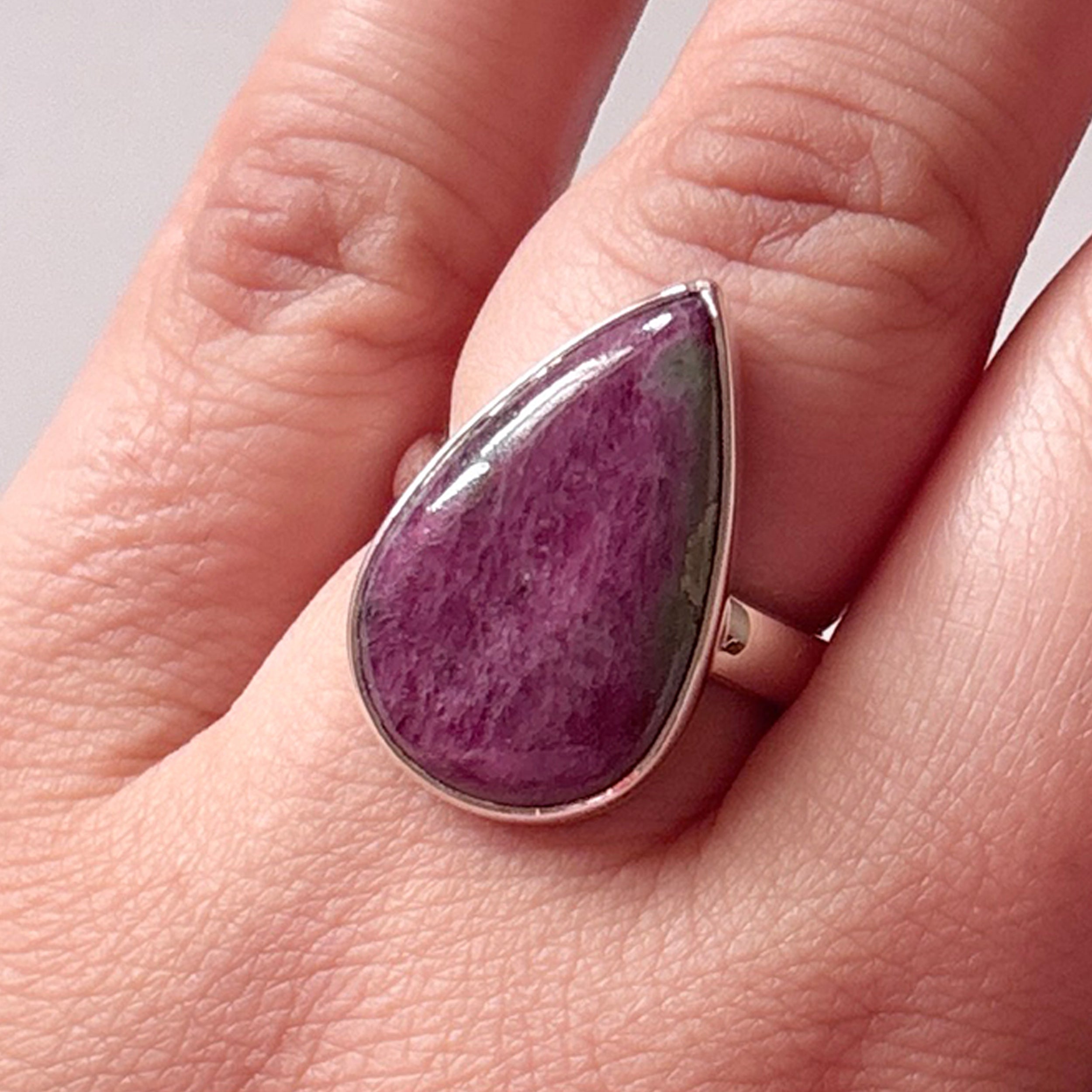 Ruby Zoisite Ring-(RZS-2-24)