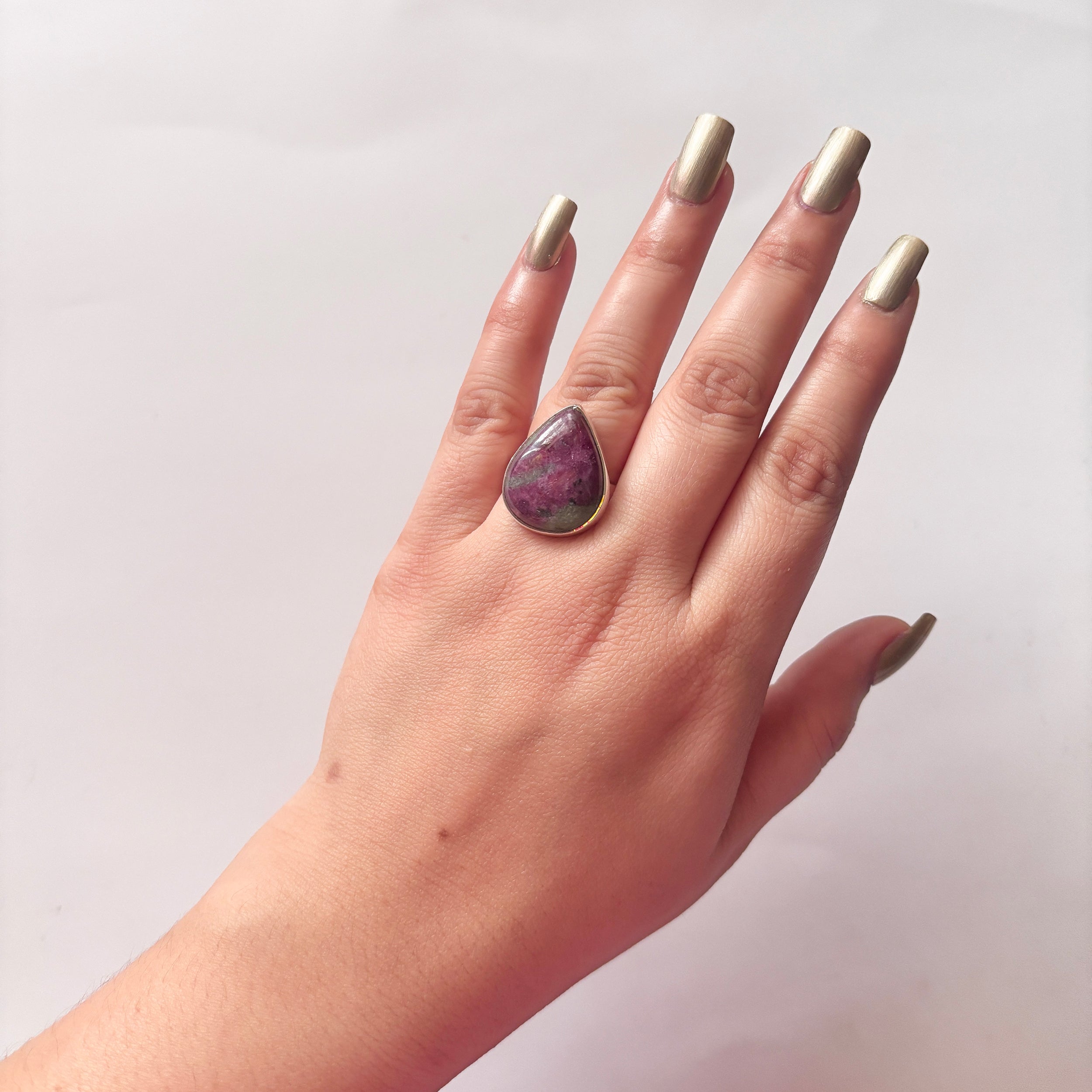 Ruby Zoisite Ring-(RZS-2-30)