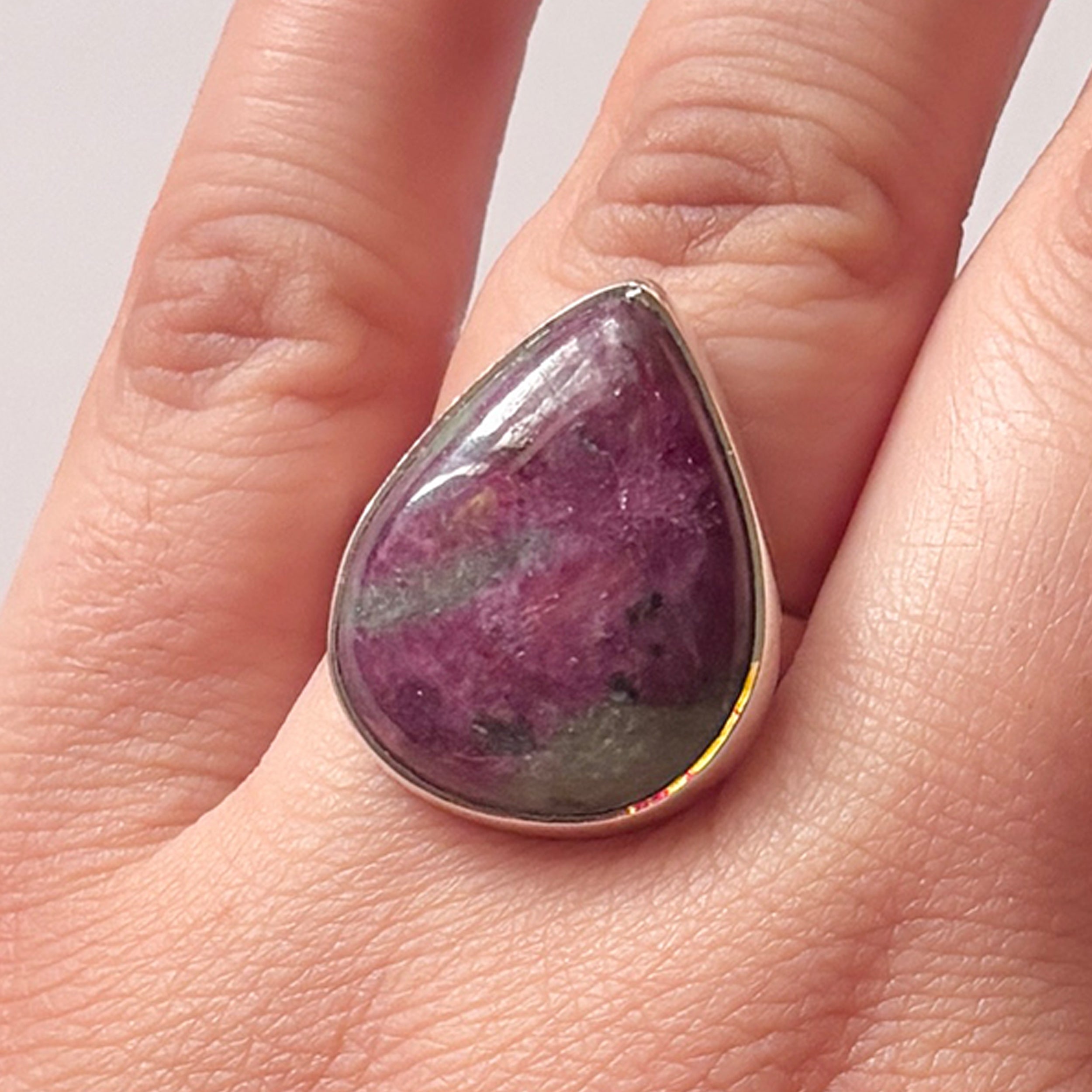 Ruby Zoisite Ring-(RZS-2-30)