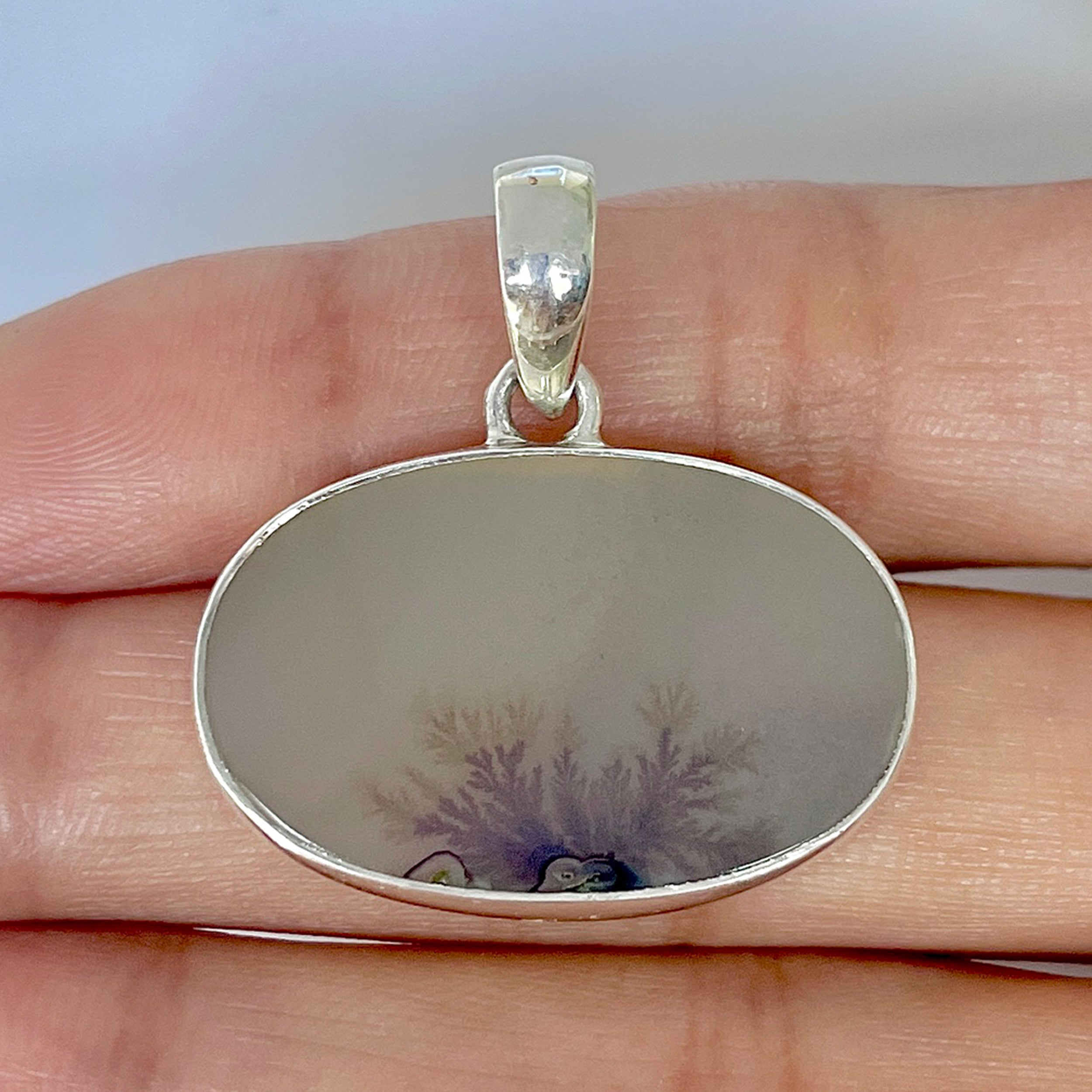 Scenic Agate Pendant-(SCA-1-35)