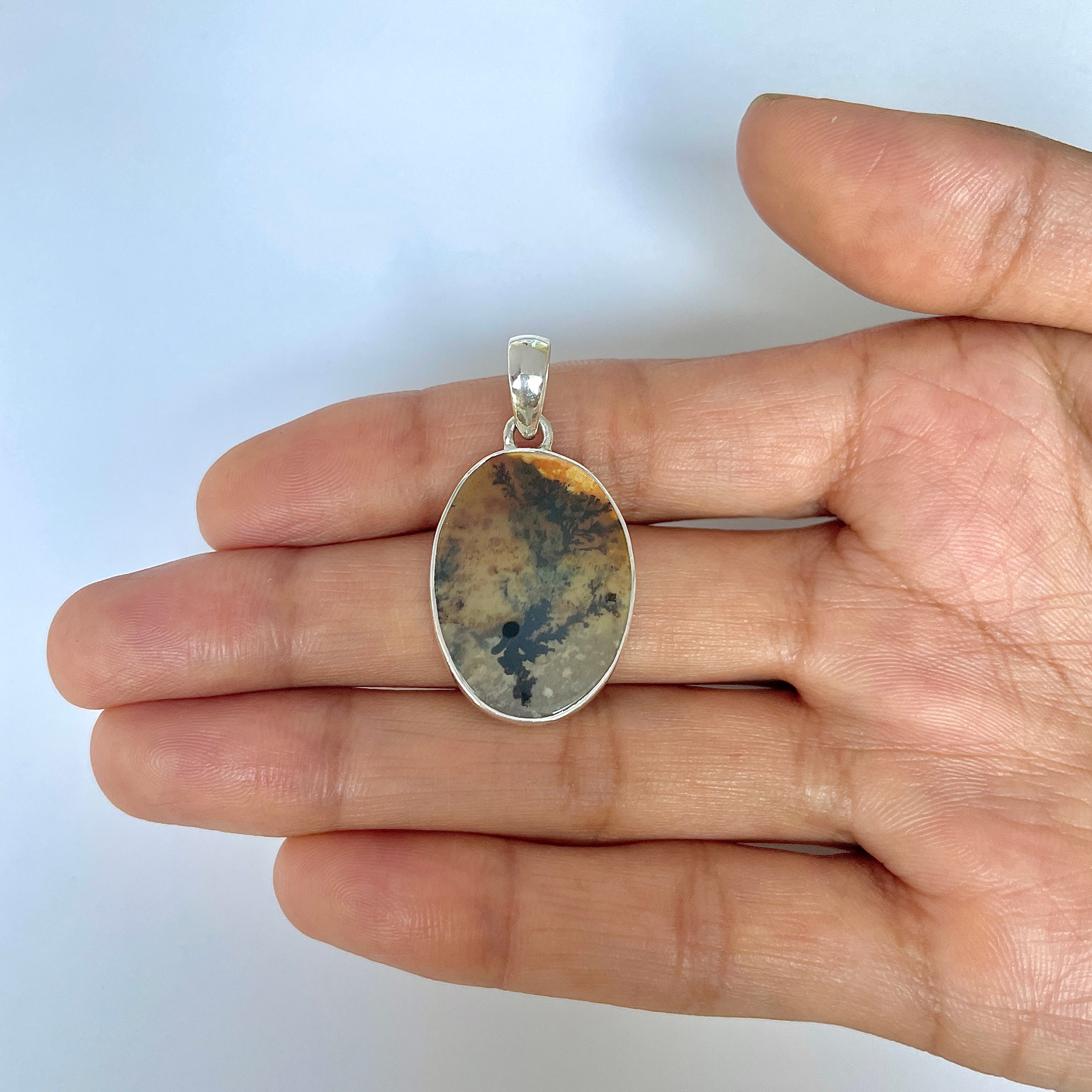 Scenic Agate Pendant-(SCA-1-39)
