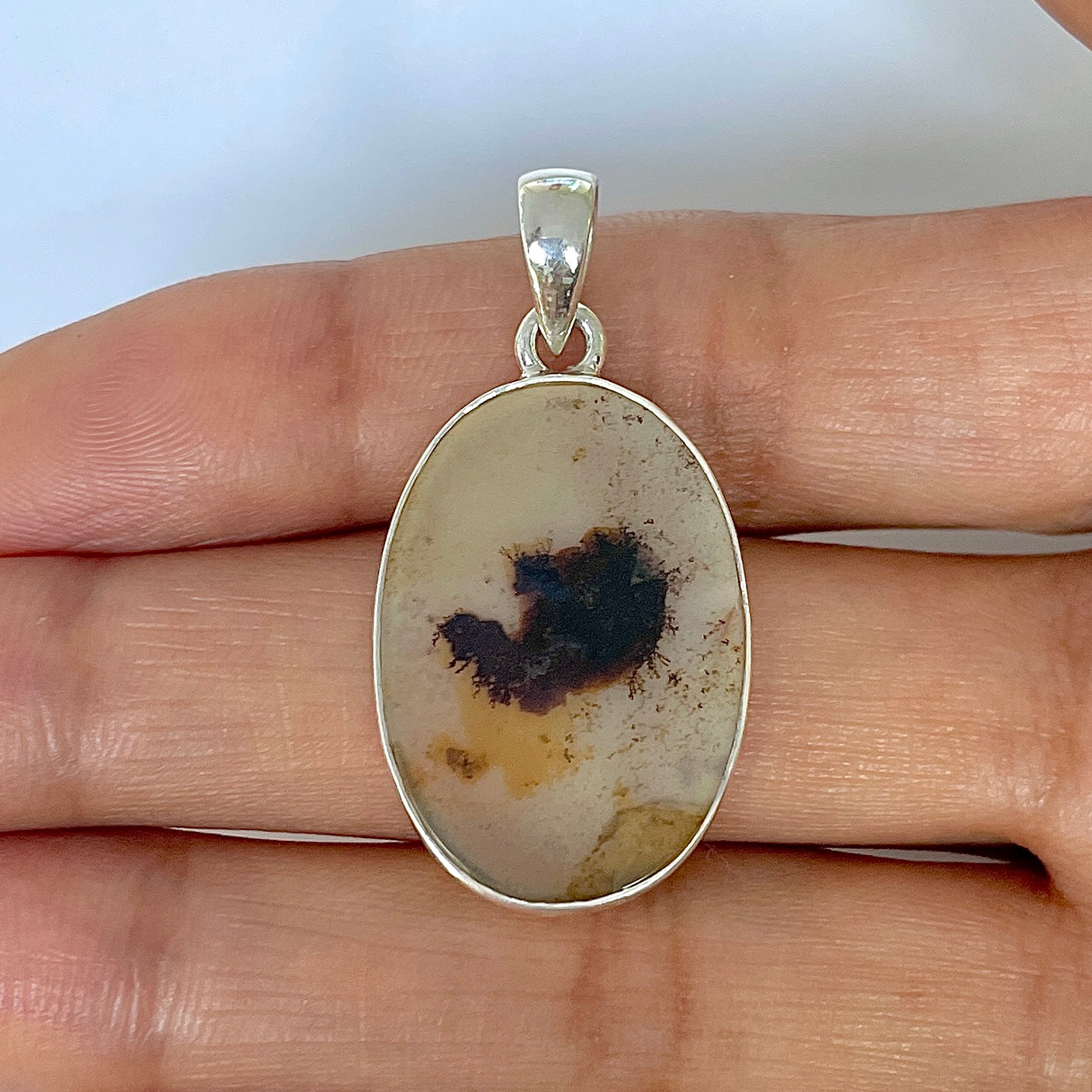 Scenic Agate Pendant-(SCA-1-47)