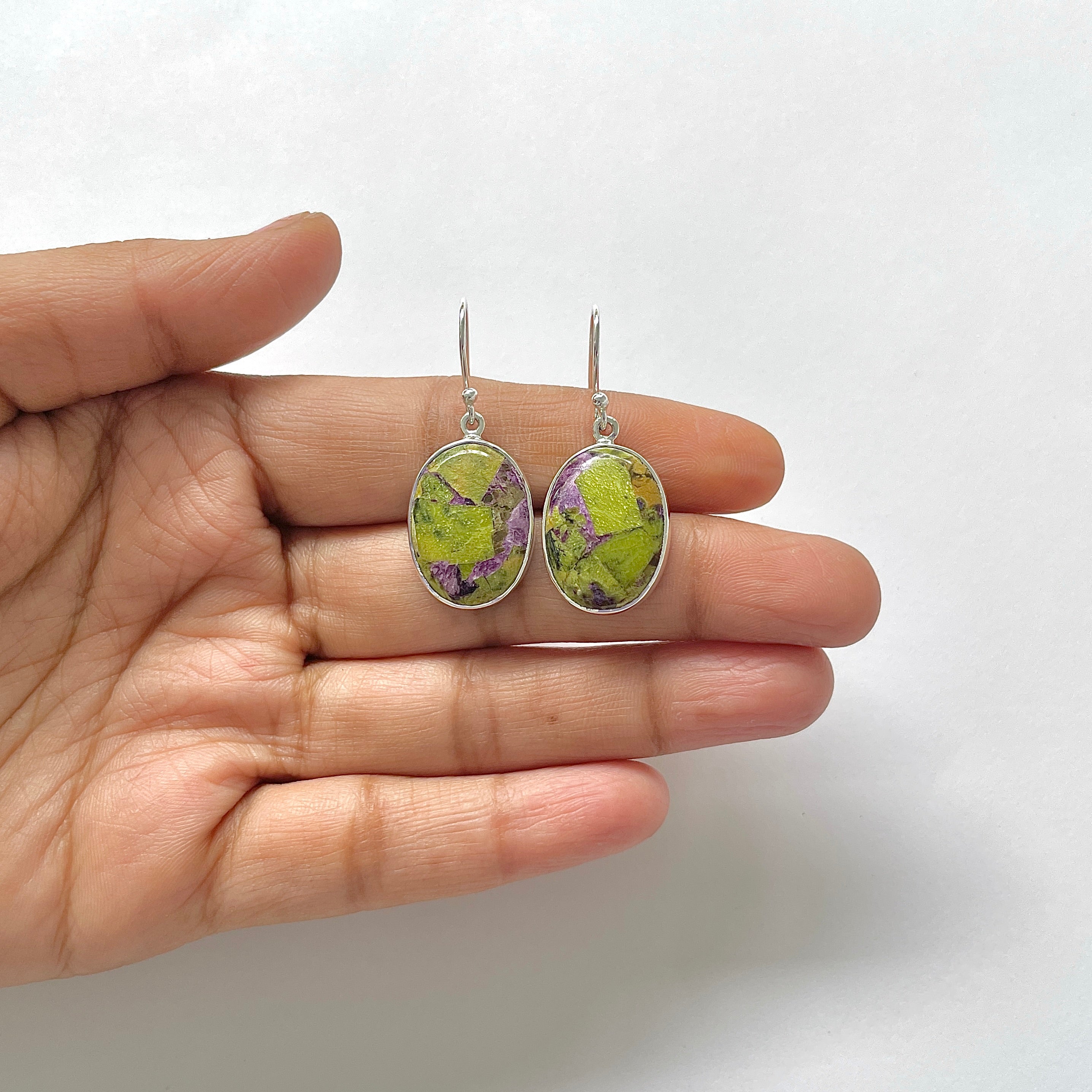 Stichtite Earring-(SCT-3-12)