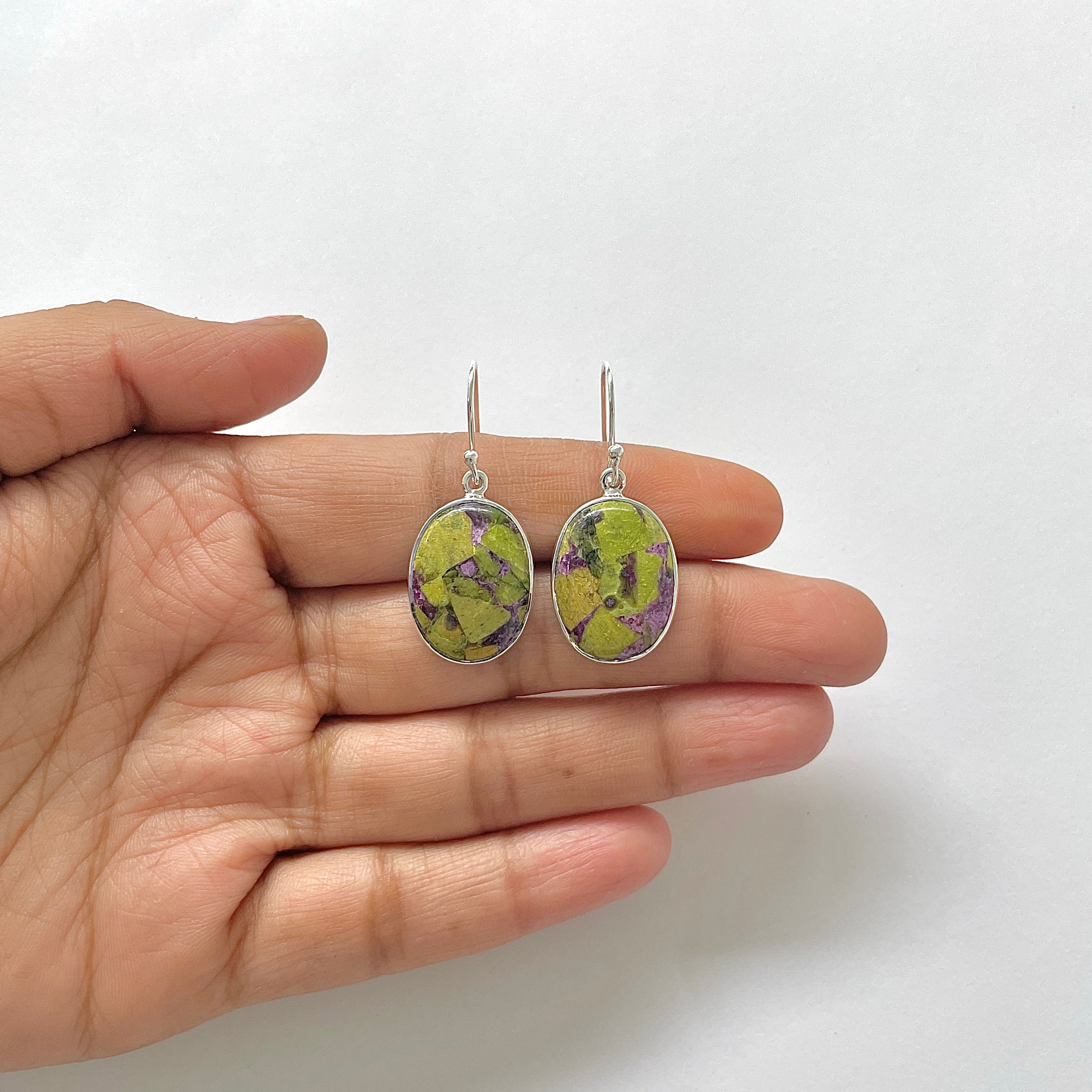 Stichtite Earring-(SCT-3-4)