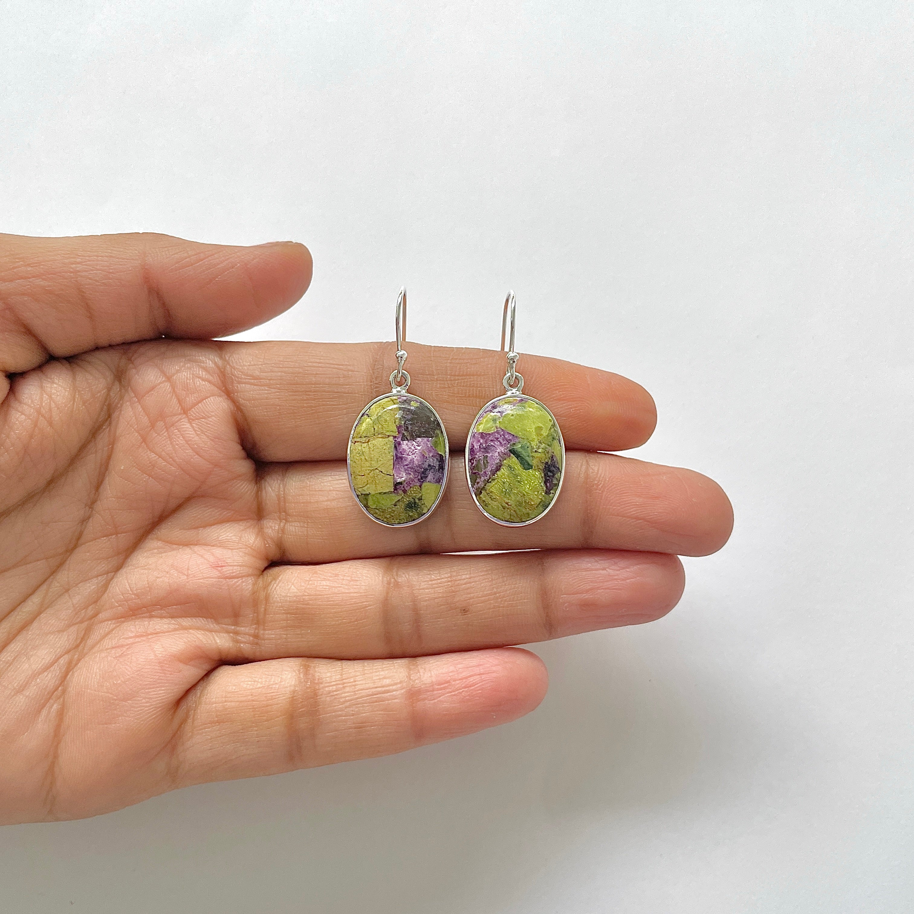 Stichtite Earring-(SCT-3-7)