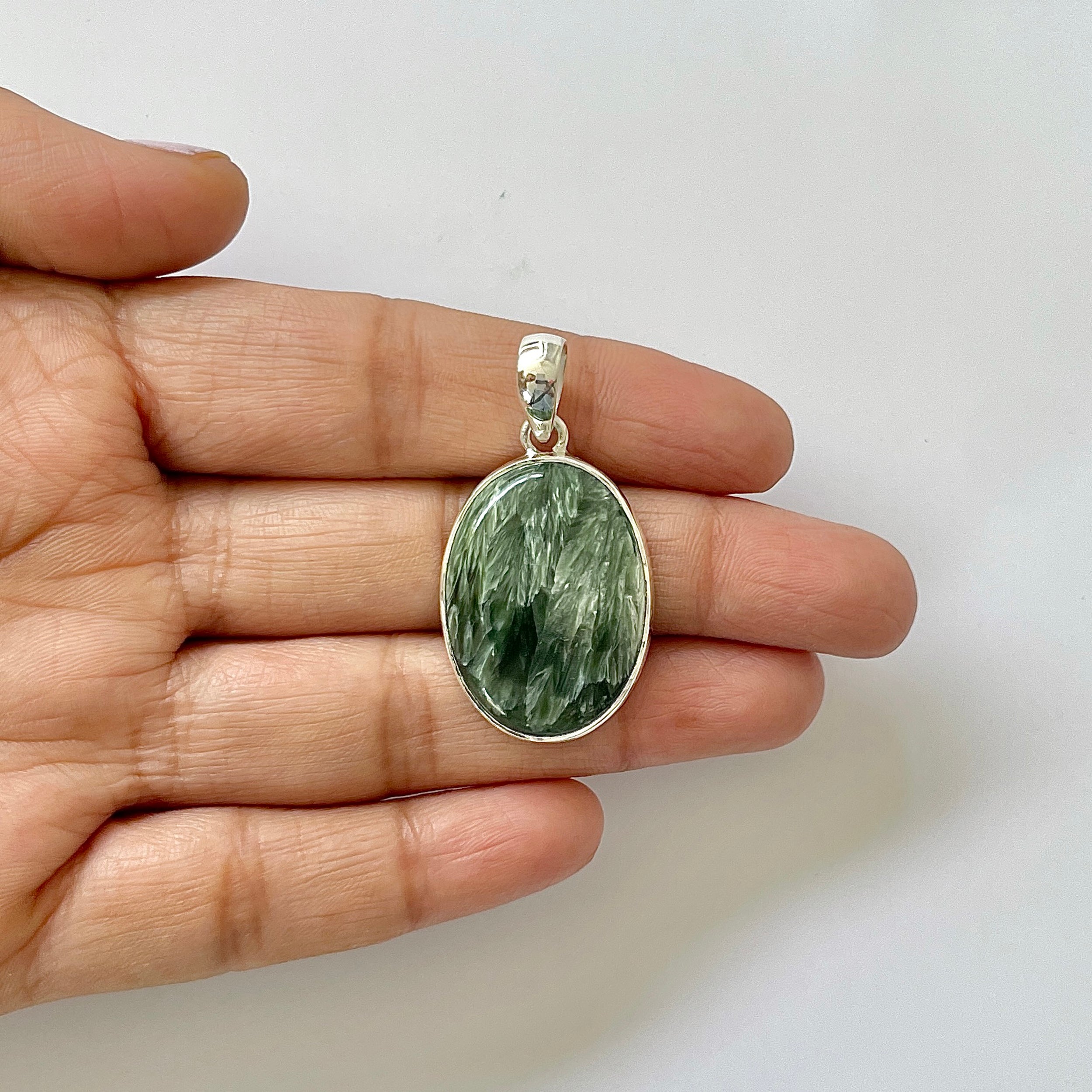 Seraphinite Pendant-(SER-1-1)