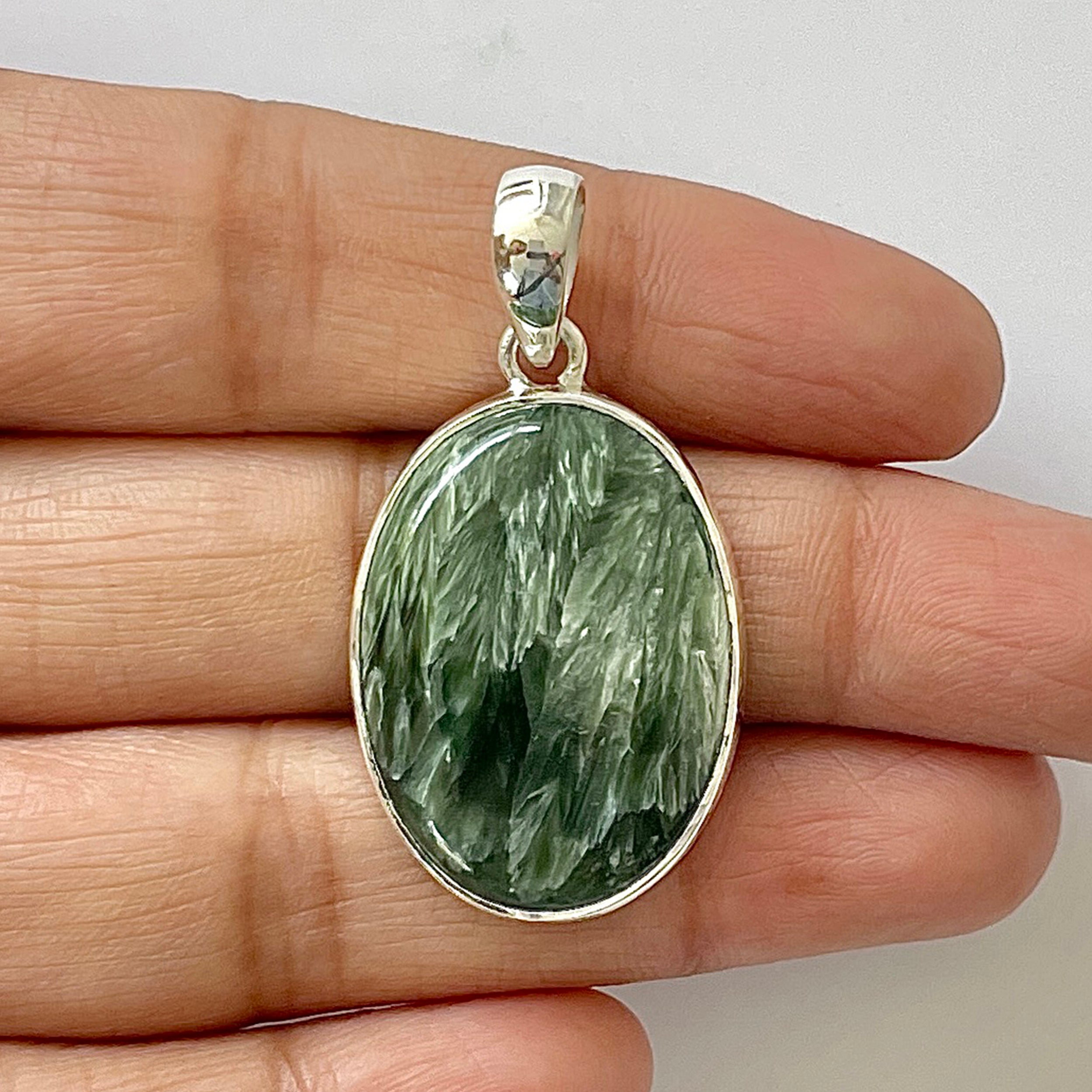 Seraphinite Pendant-(SER-1-1)