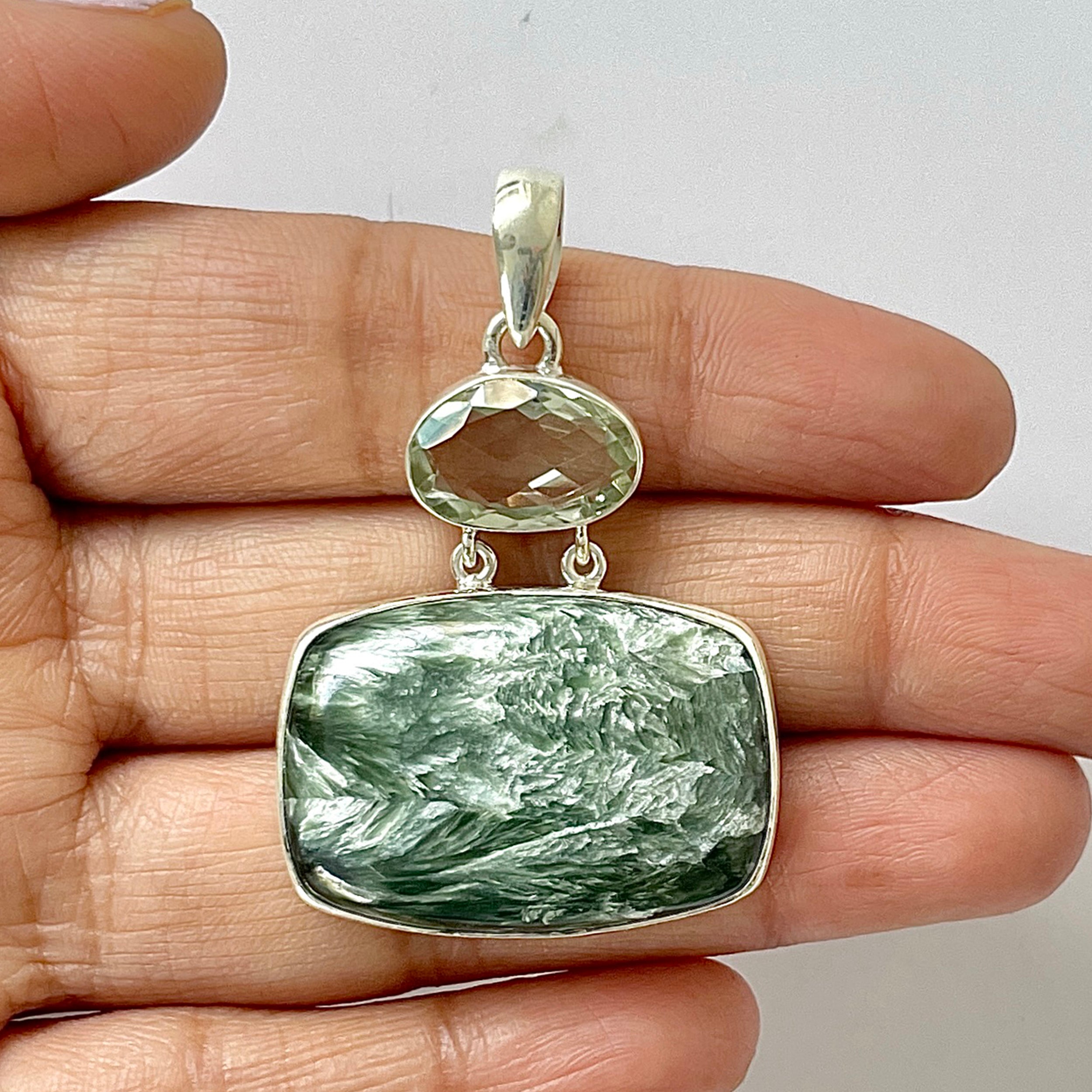 Seraphinite Pendant-(SER-1-15)