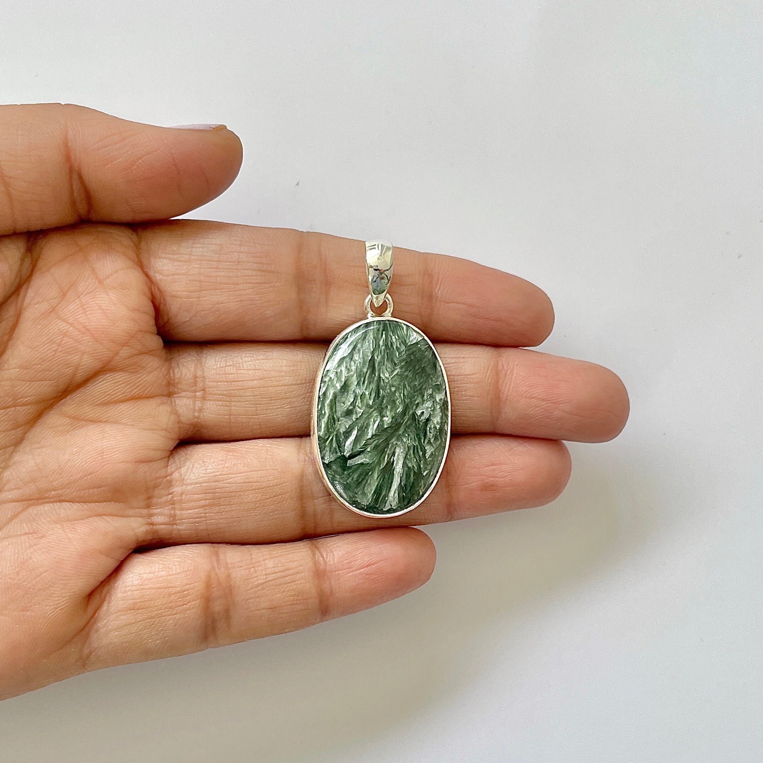 Seraphinite Pendant-(SER-1-17)