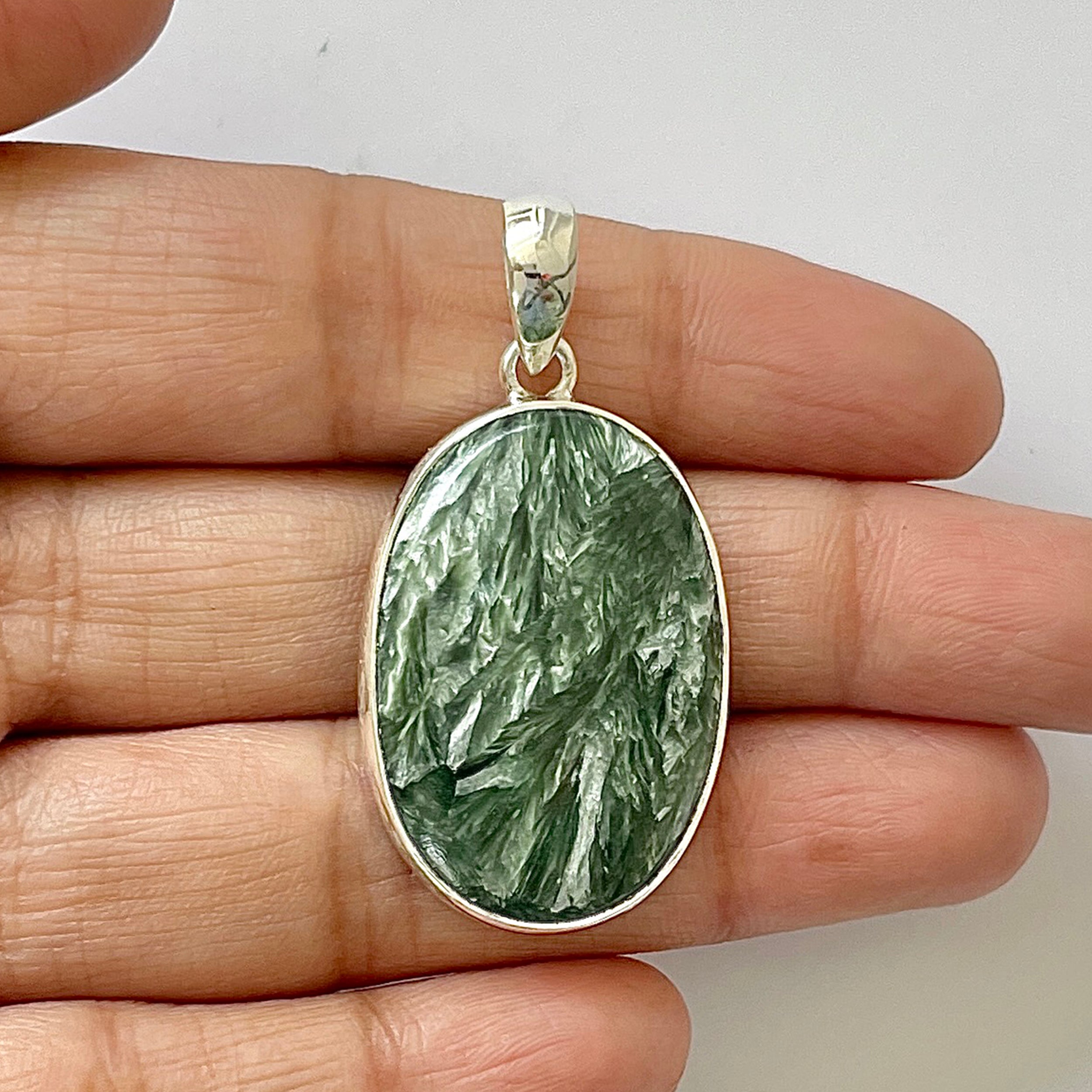 Seraphinite Pendant-(SER-1-17)