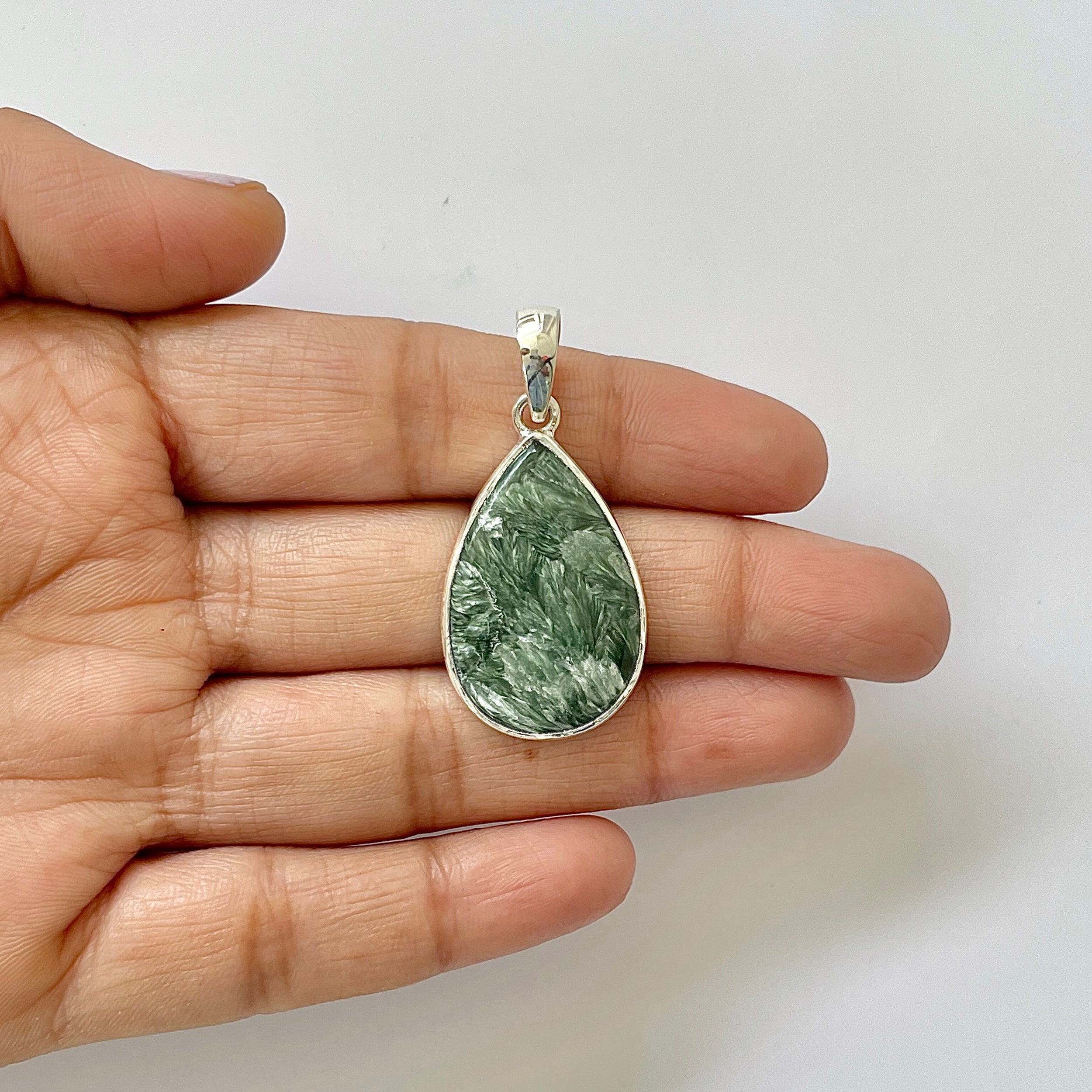 Seraphinite Pendant-(SER-1-19)