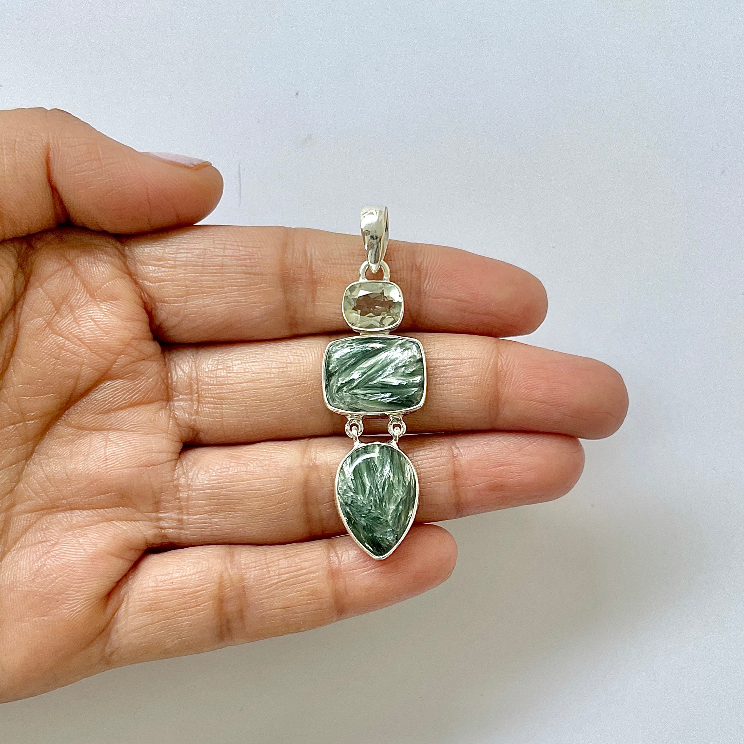 Seraphinite Pendant-(SER-1-21)